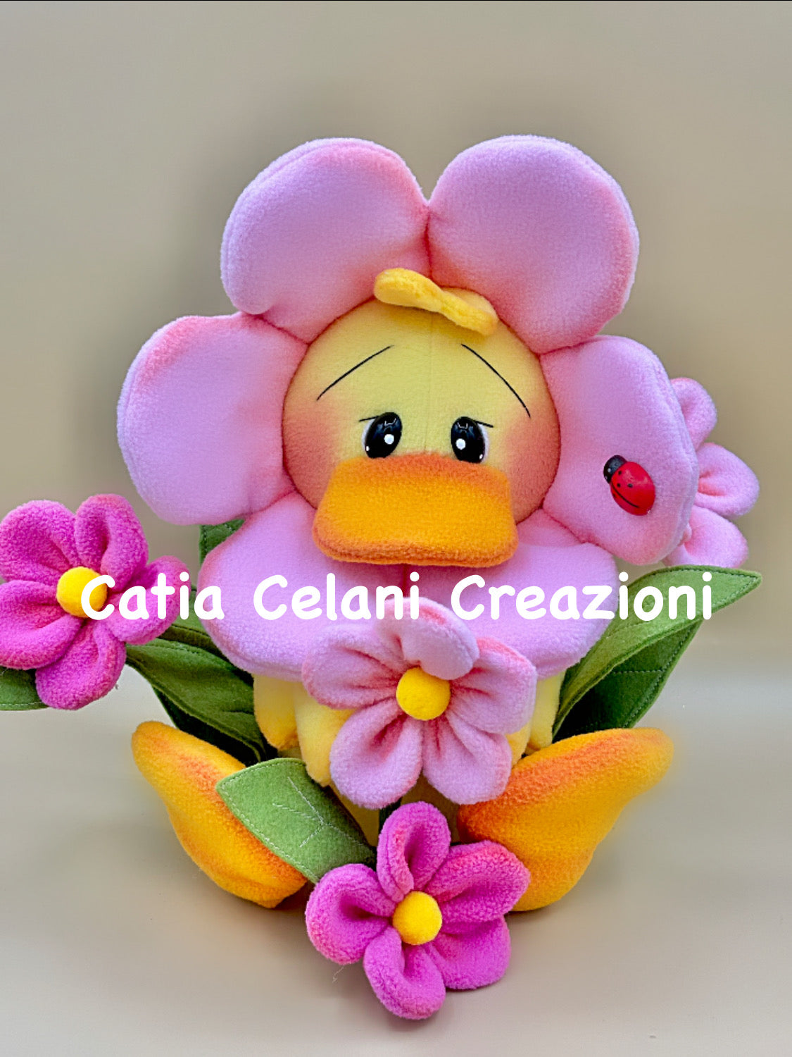 Paperotto fiorito - cartamodello facile da realizzare - pdf - download instantaneo