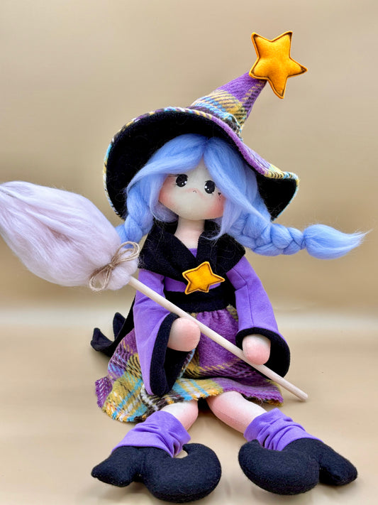 Strega comanda color color - cartamodello facile da realizzare - pdf - download instantaneo