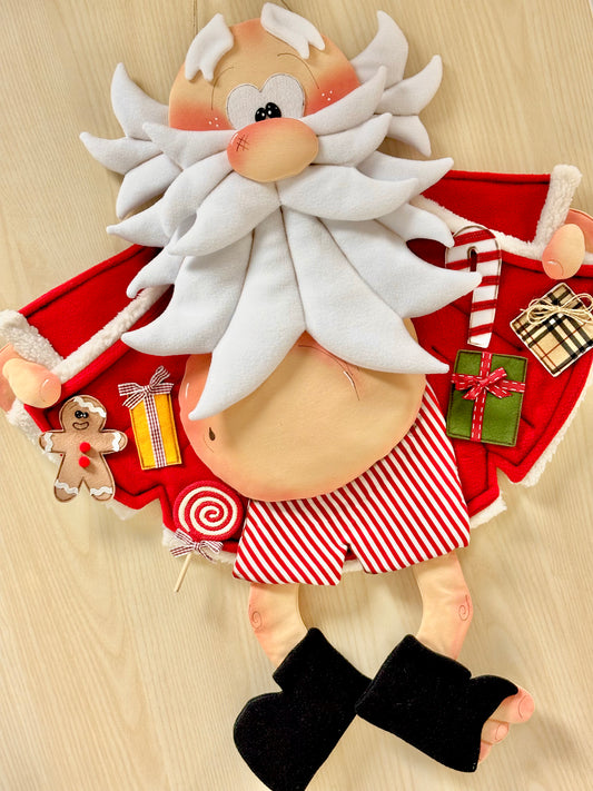 Babbo con sorpresa - cartamodello facile da realizzare - pdf - download instantaneo