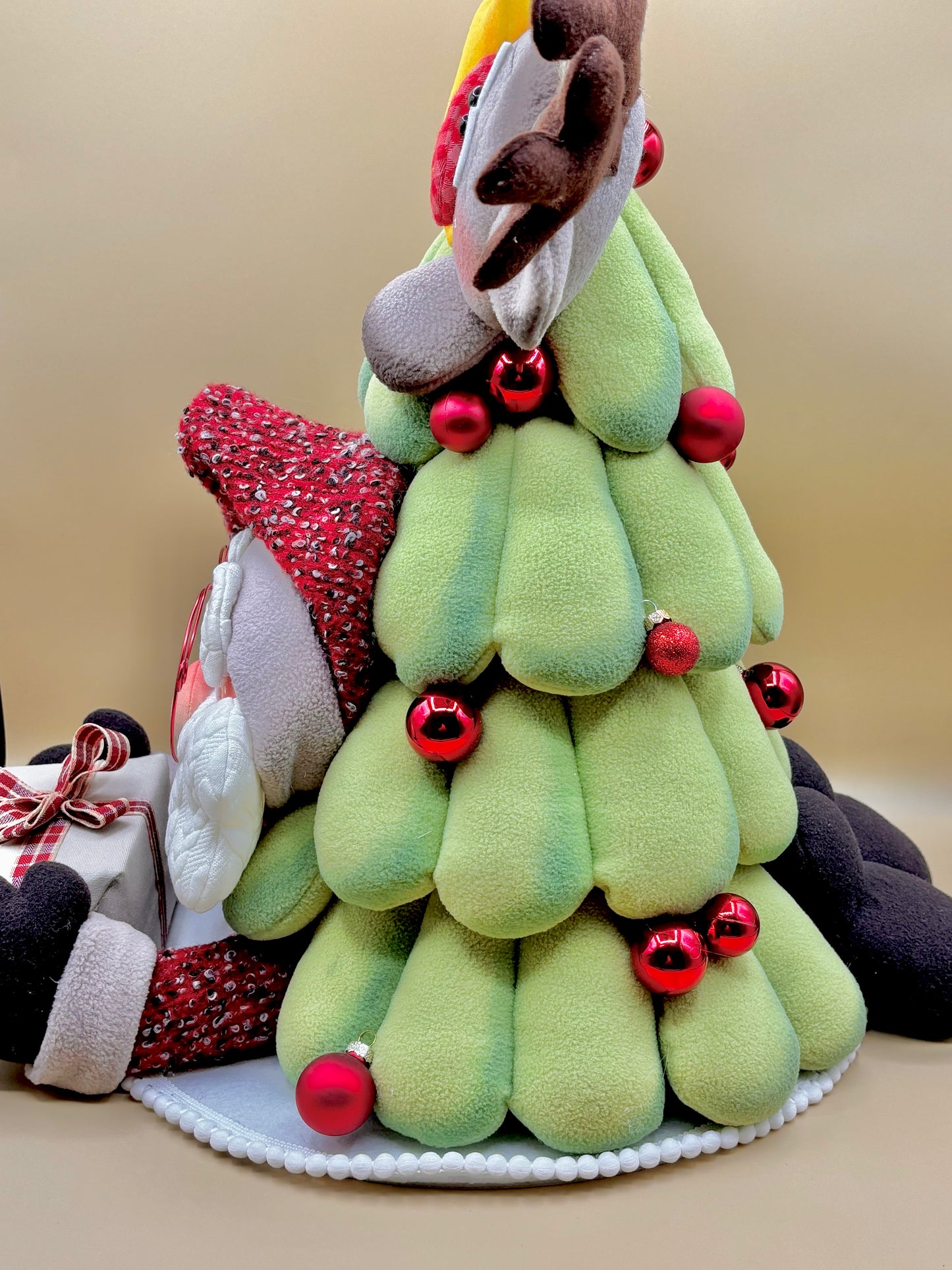 Babbo sotto l'albero - cartamodello facile da realizzare - pdf - download instantaneo