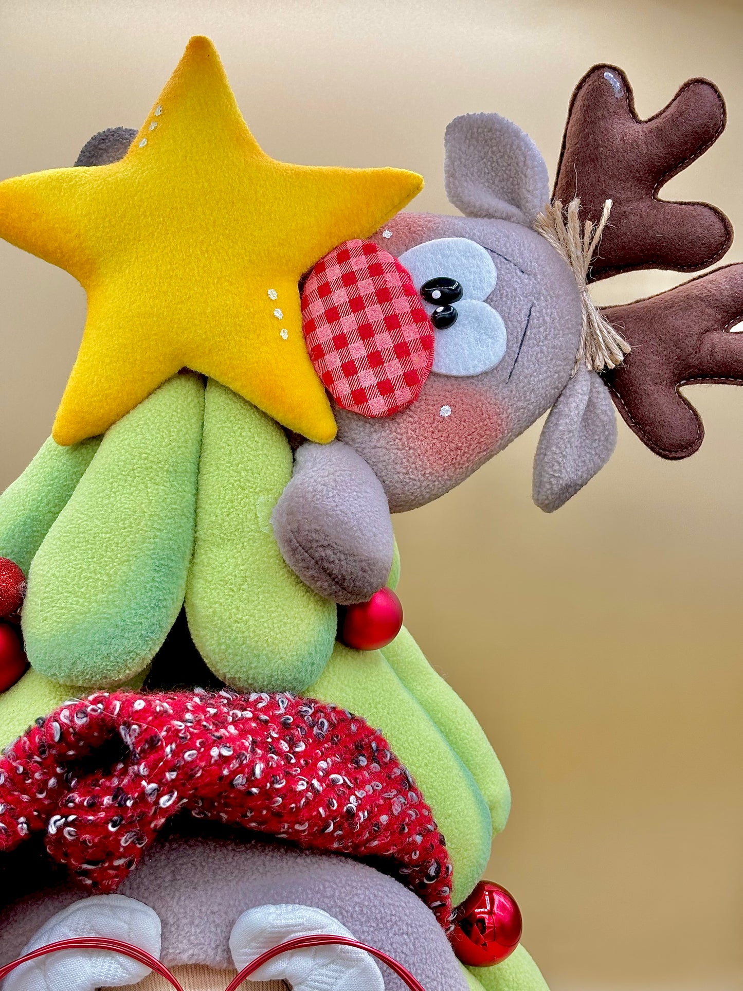 Babbo sotto l'albero - cartamodello facile da realizzare - pdf - download instantaneo