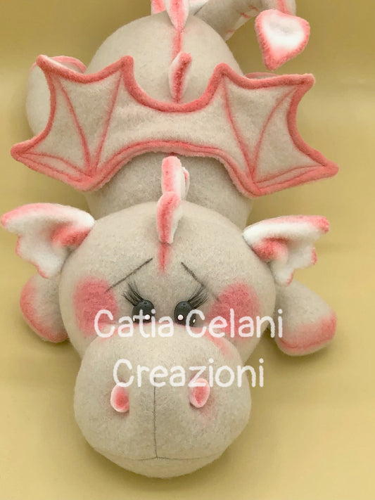 "Fiammetta" Dragon sewing pattern - easy to make - instant download - pdf