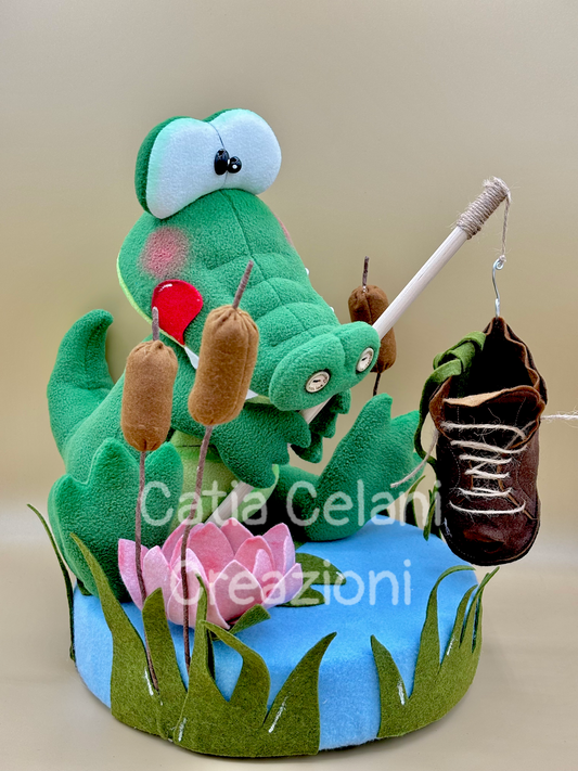 Cartamodello - Cocco di mamma - coccodrillo - pdf - istruzioni passo passo