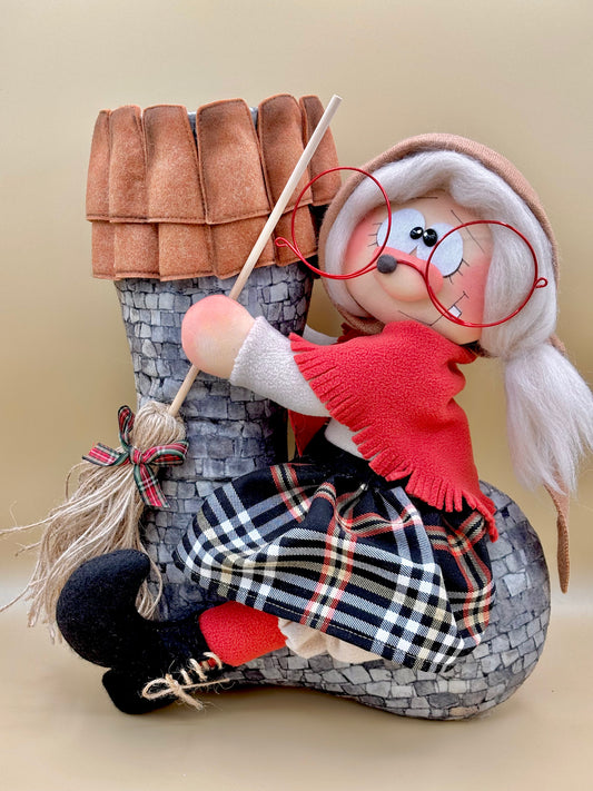 Calza della befana - cartamodello facile da realizzare - pdf - download instantaneo