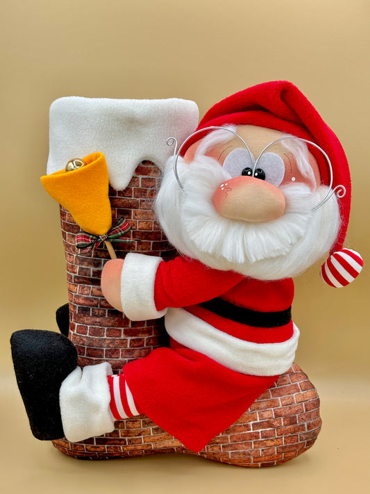 Calza del babbo - cartamodello facile da realizzare - pdf - download instantaneo