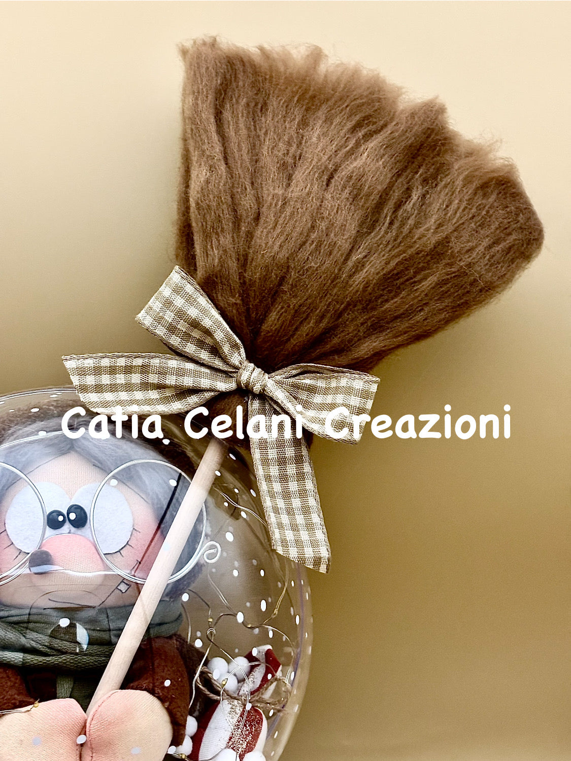 Cartamodello Befana sotto-vetro - facile da realizzare - download istantaneo - pdf