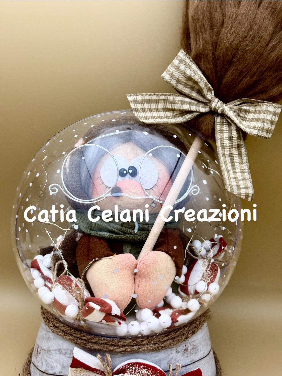 Cartamodello Befana sotto-vetro - facile da realizzare - download istantaneo - pdf