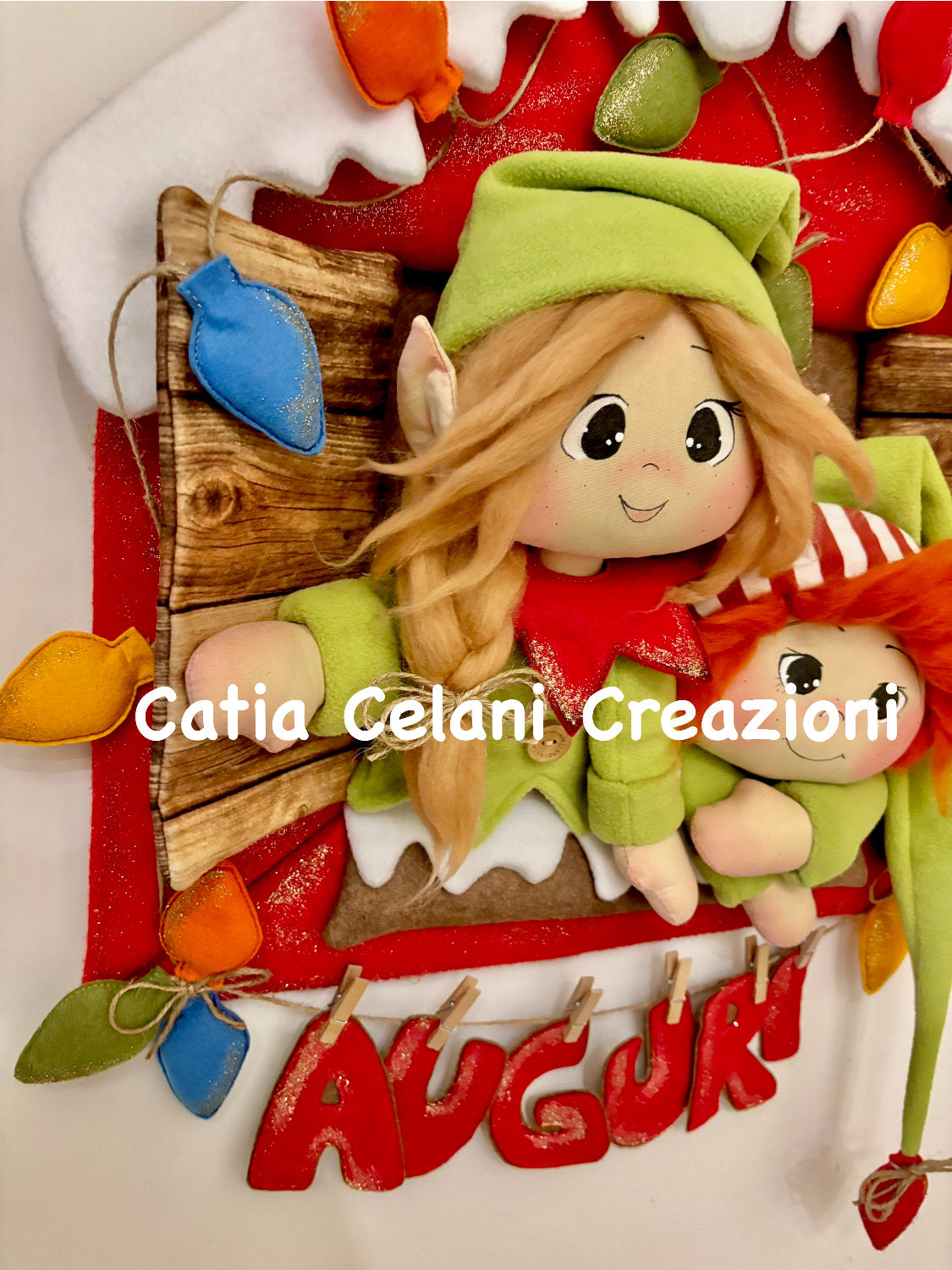Cartamodello Una finestra sul Natale - facile da realizzare - download istantaneo - pdf