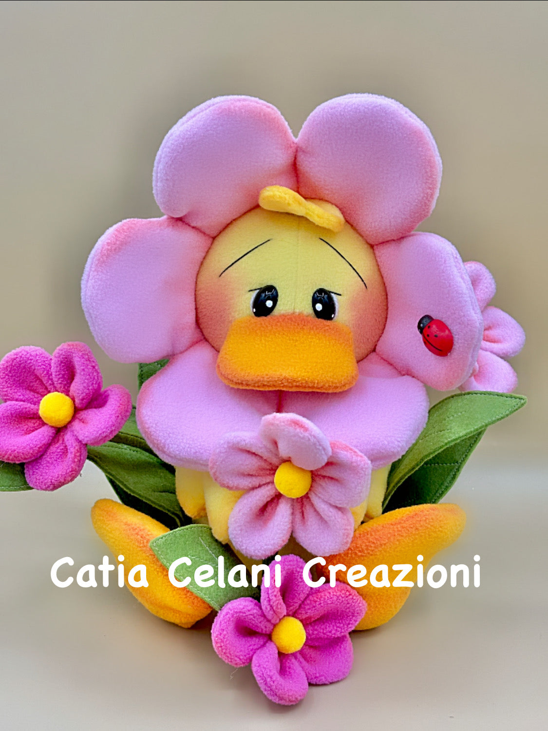 Paperotto fiorito - cartamodello facile da realizzare - pdf - download instantaneo