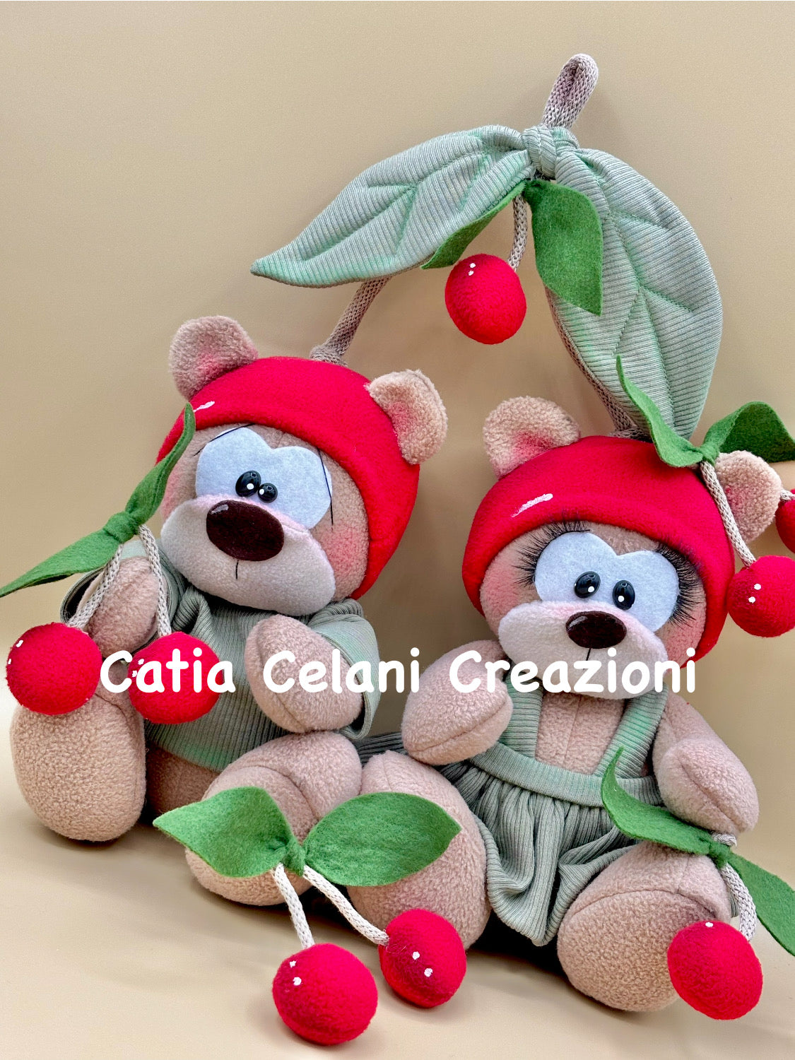 Cartamodello "I Ciliegini" - orsetti - pdf istantaneo