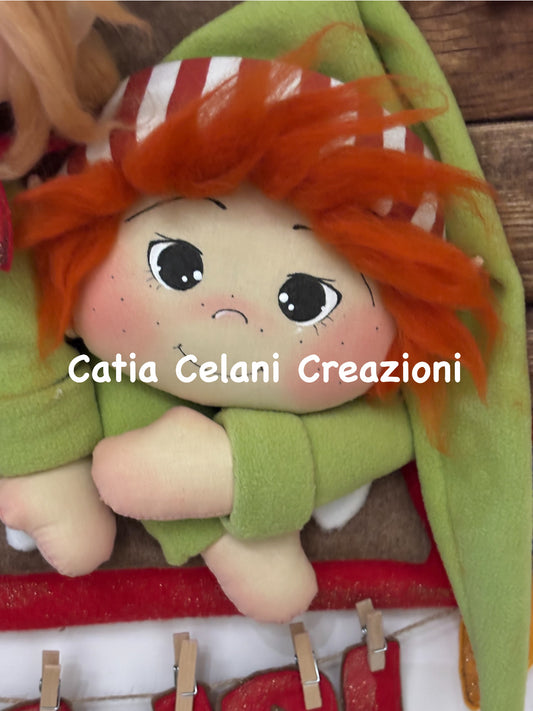 Cartamodello Una finestra sul Natale - facile da realizzare - download istantaneo - pdf