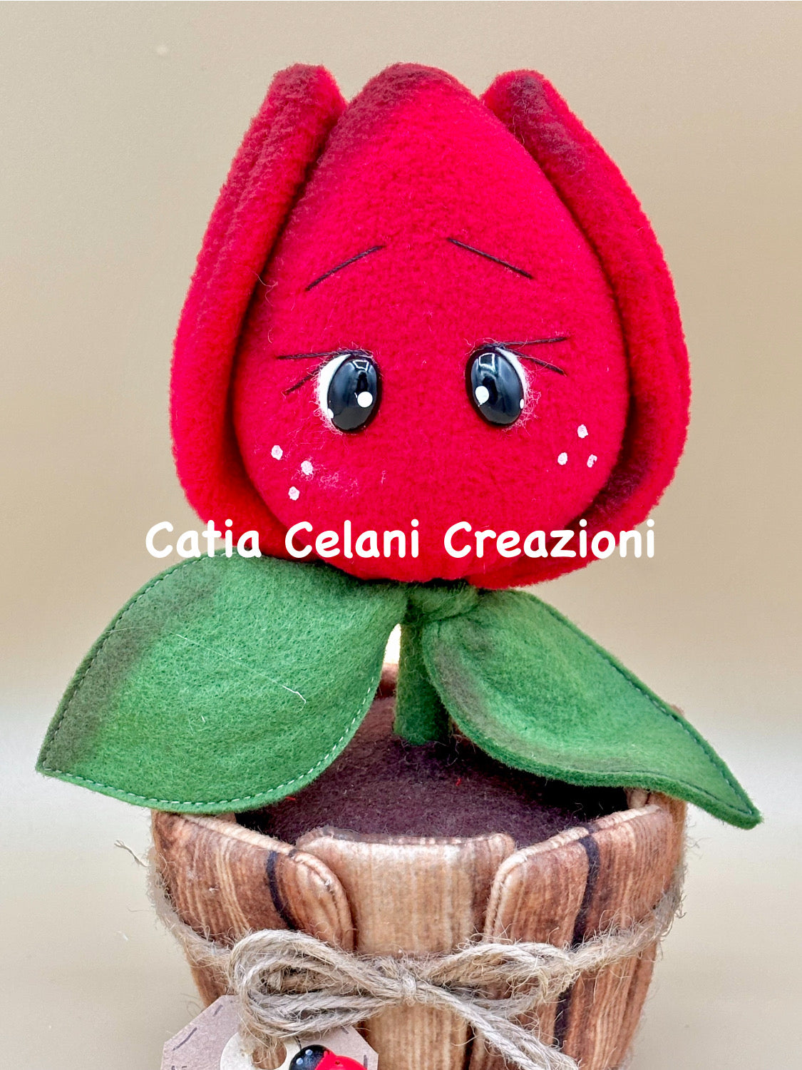 Cartamodello Tully - tulipano in vaso - facile da realizzare - download istantaneo - pdf