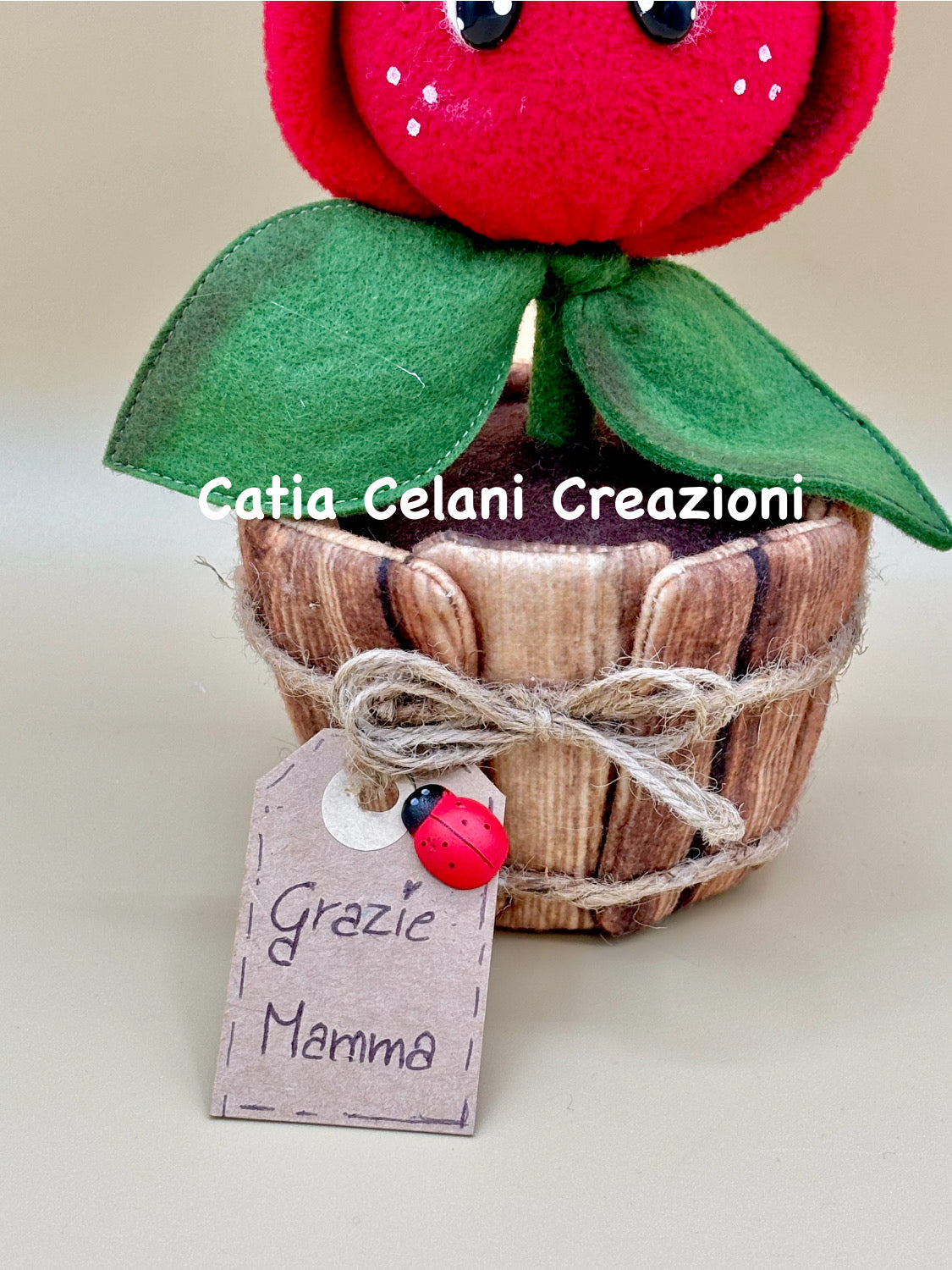 Cartamodello Tully - tulipano in vaso - facile da realizzare - download istantaneo - pdf