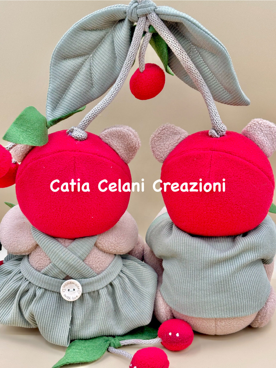 Cartamodello "I Ciliegini" - orsetti - pdf istantaneo