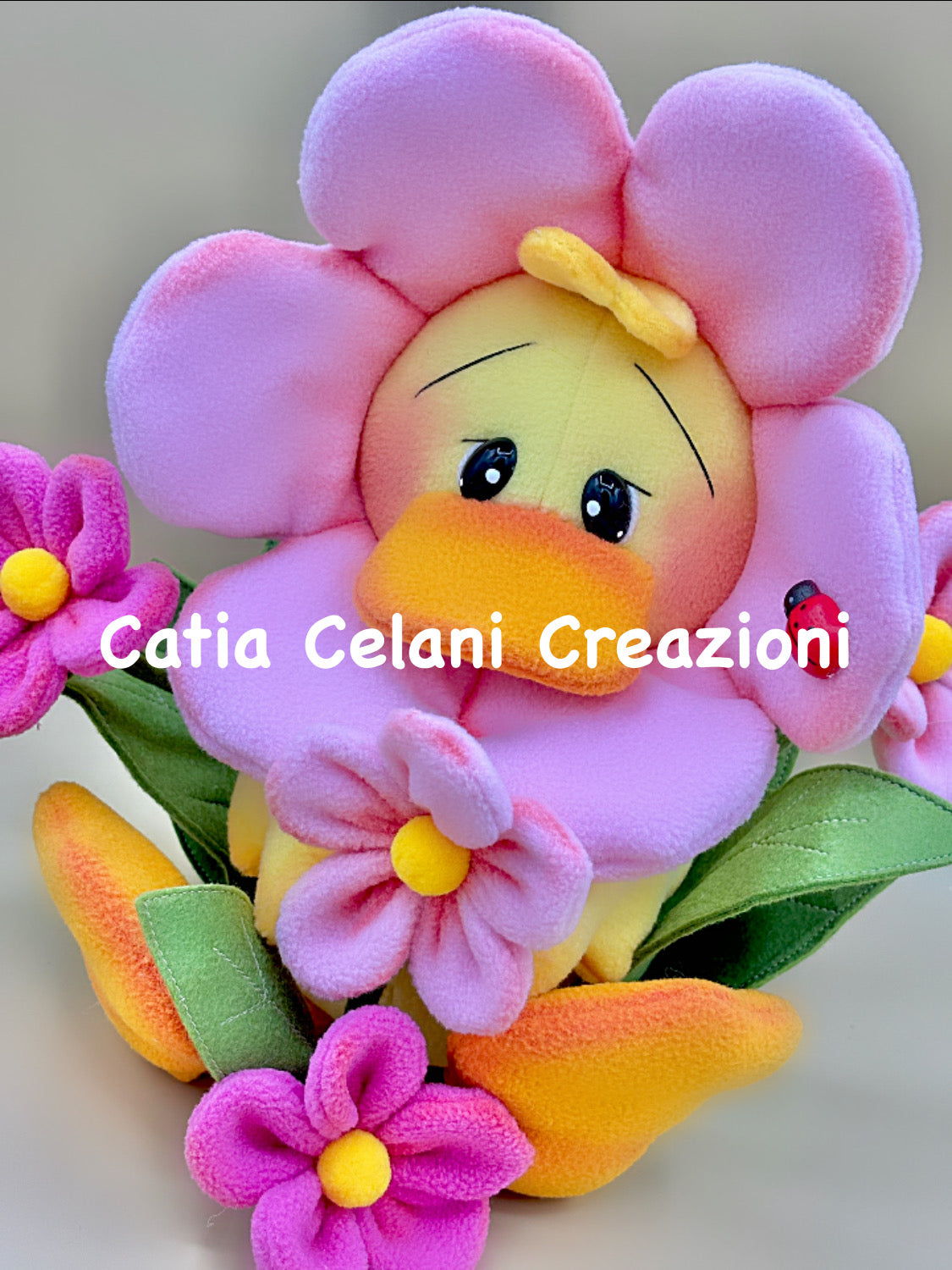 Paperotto fiorito - cartamodello facile da realizzare - pdf - download instantaneo