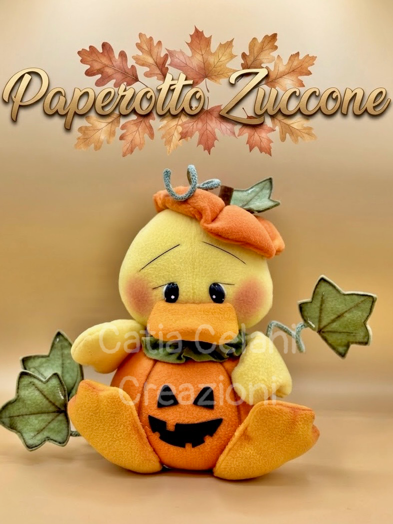 Cartamodello Paperotto Zuccone di Catia Celani Creazioni