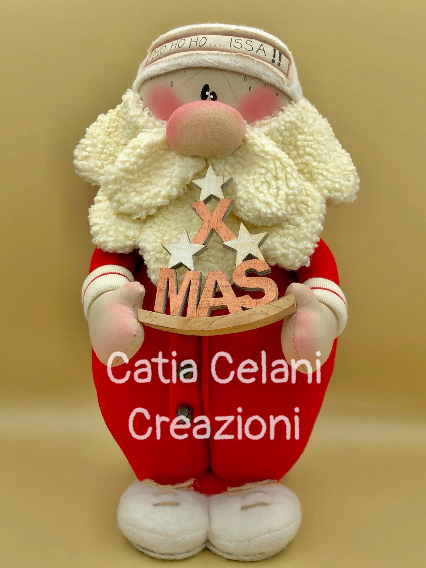 Cartamodello "Santa Balboa" - Babbo Natale, facile, pdf, download instantaneo