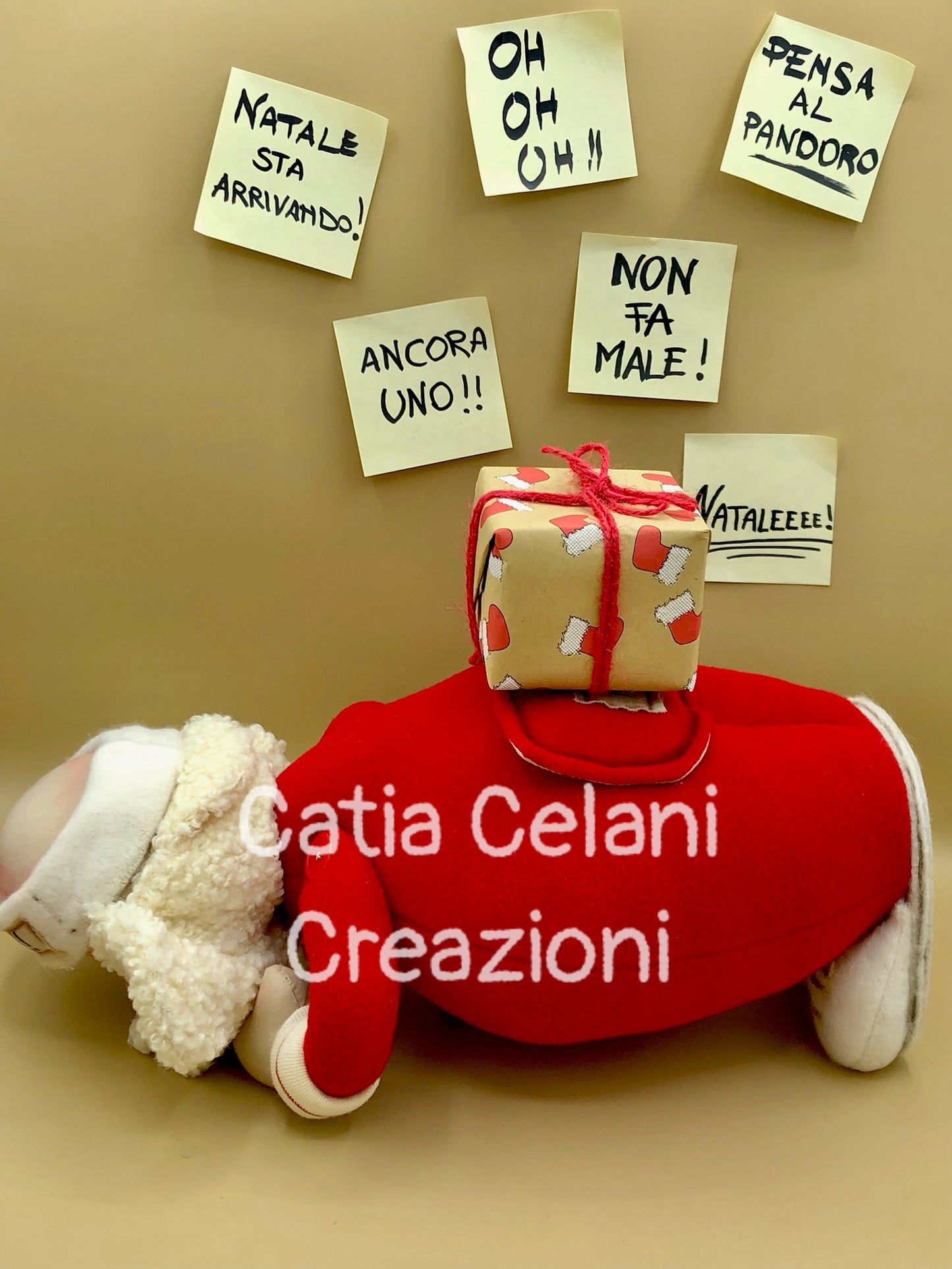 Cartamodello "Santa Balboa" - Babbo Natale, facile, pdf, download instantaneo