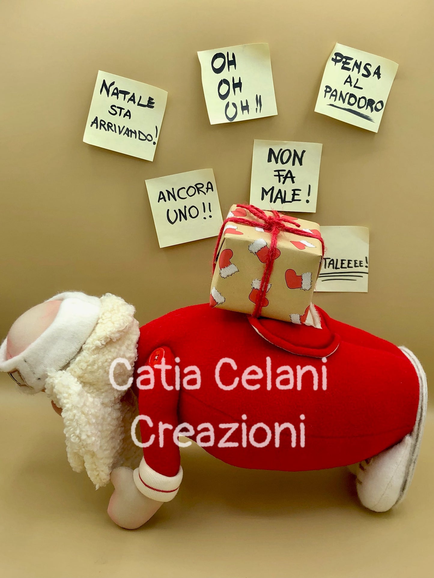 Cartamodello "Santa Balboa" - Babbo Natale, facile, pdf, download instantaneo