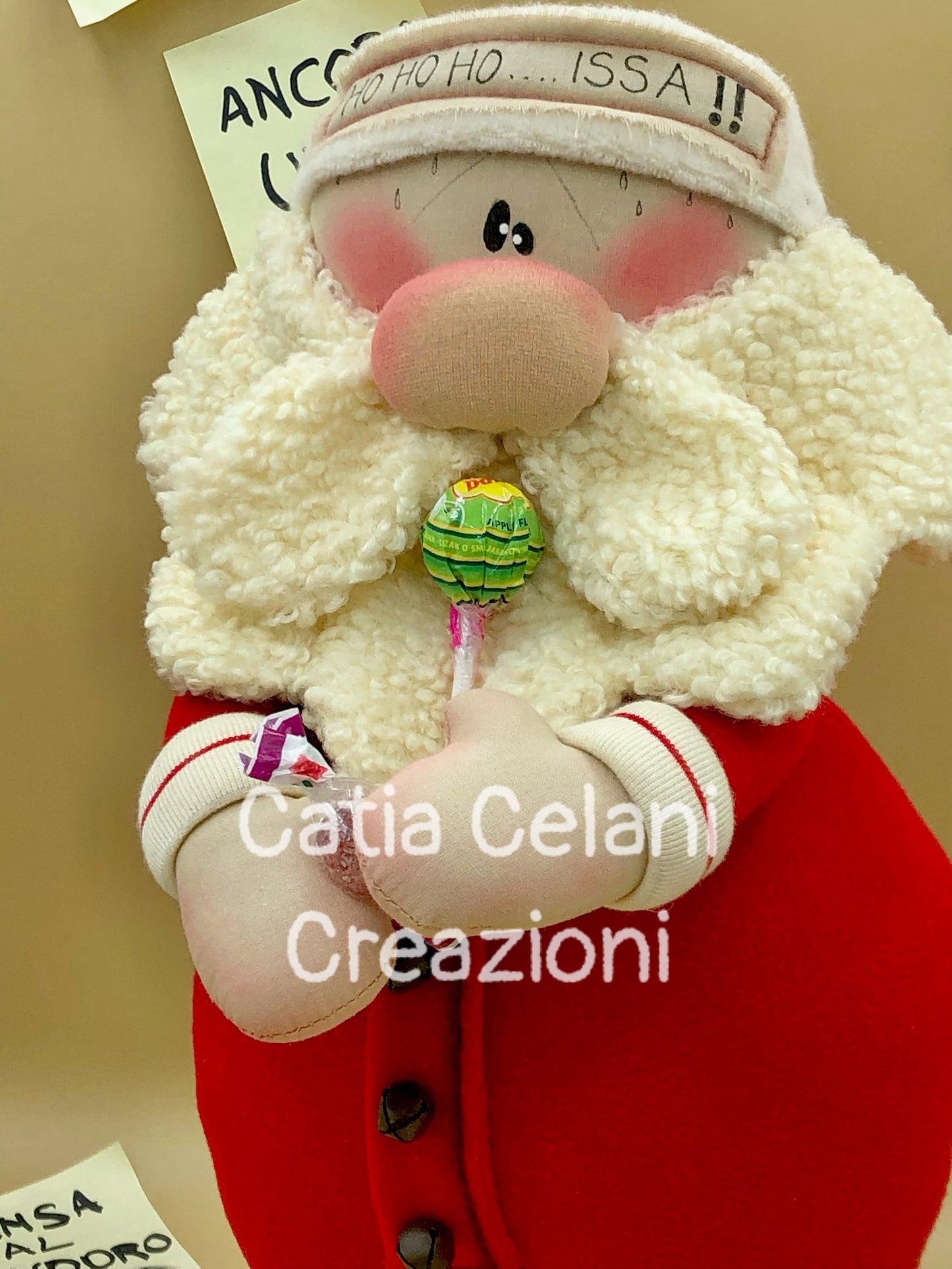 Cartamodello "Santa Balboa" - Babbo Natale, facile, pdf, download instantaneo