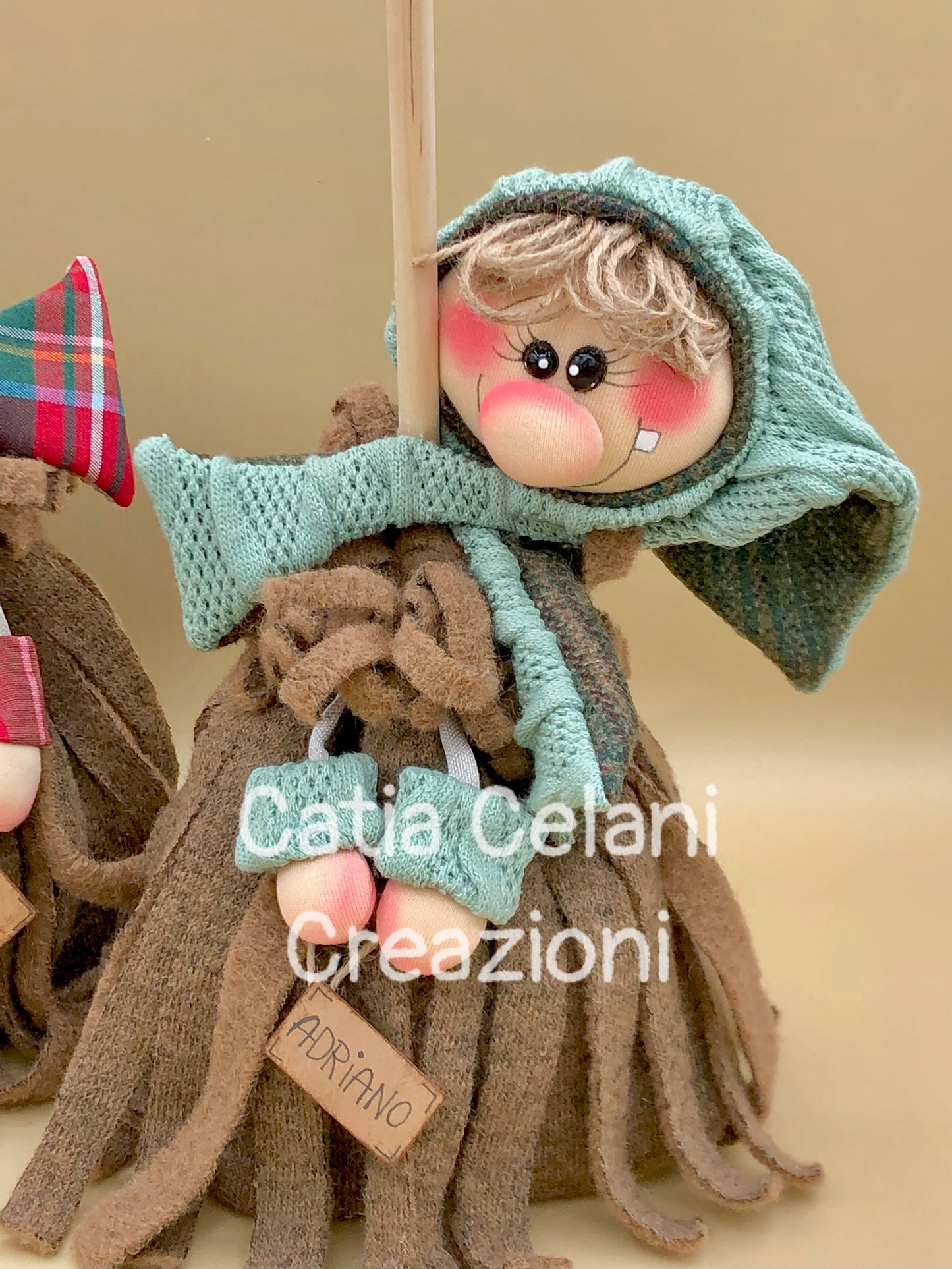 Cartamodello Befana "Scopetta" - regalo, natale, facile, pdf, download instantaneo