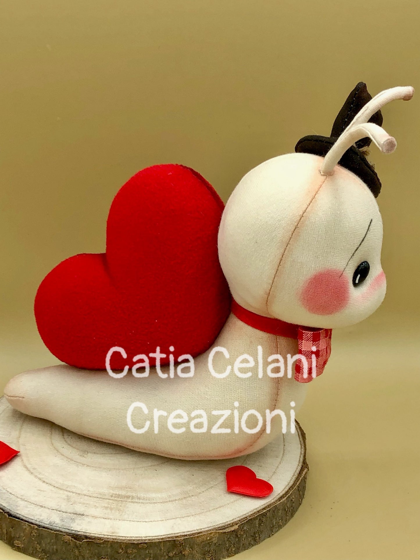 Cartamodello Lumacuore - san valentino - chiocciola - cuore - amore - pdf - facile da creare