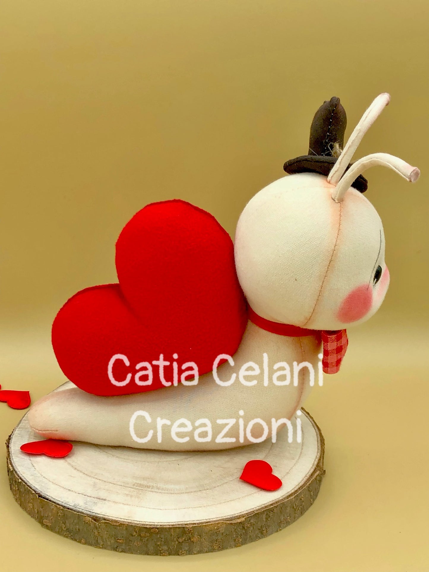 Cartamodello Lumacuore - san valentino - chiocciola - cuore - amore - pdf - facile da creare