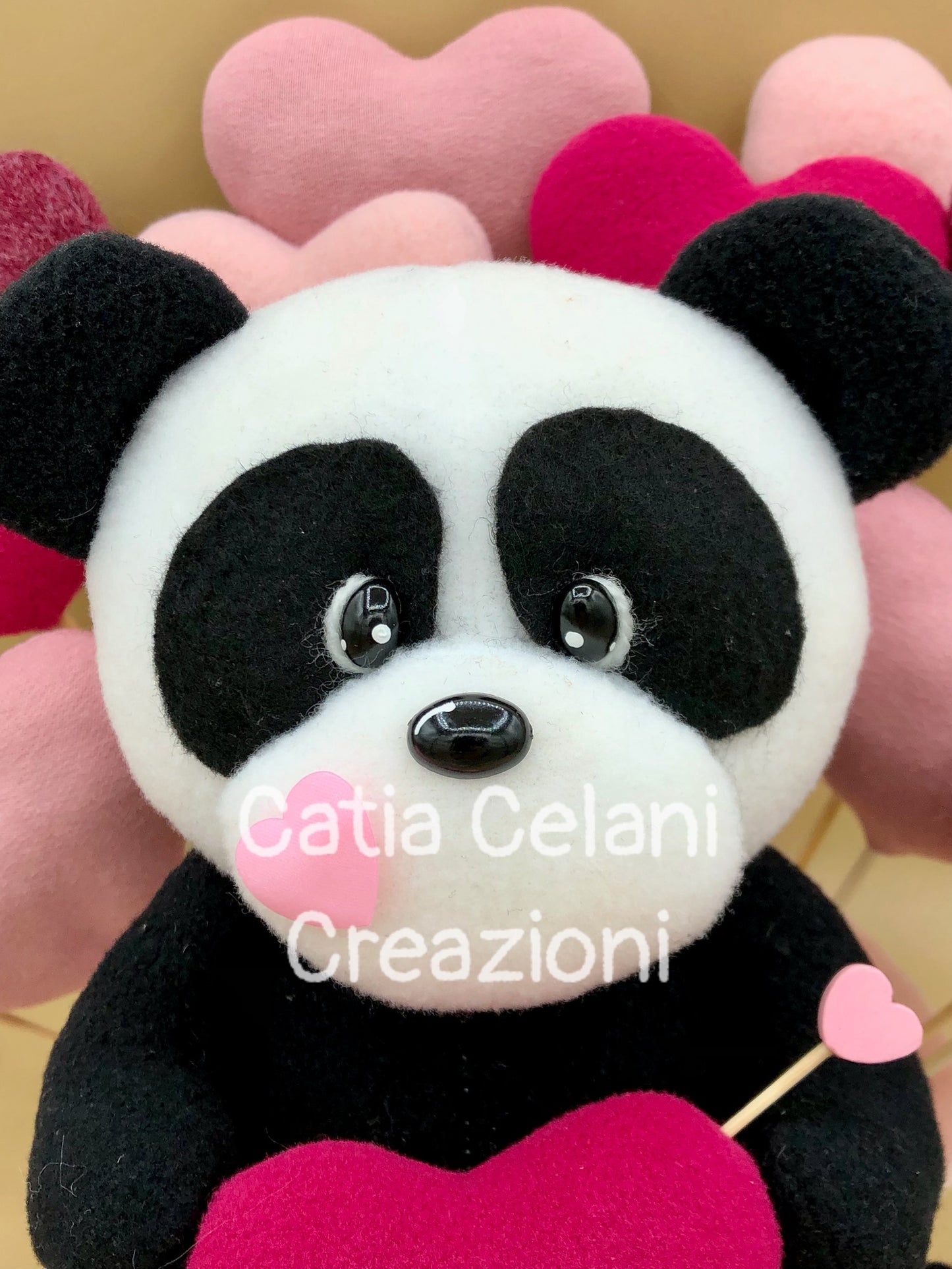 Cartamodello Present - bambola panda, san valentino, amore, pdf, download instantaneo