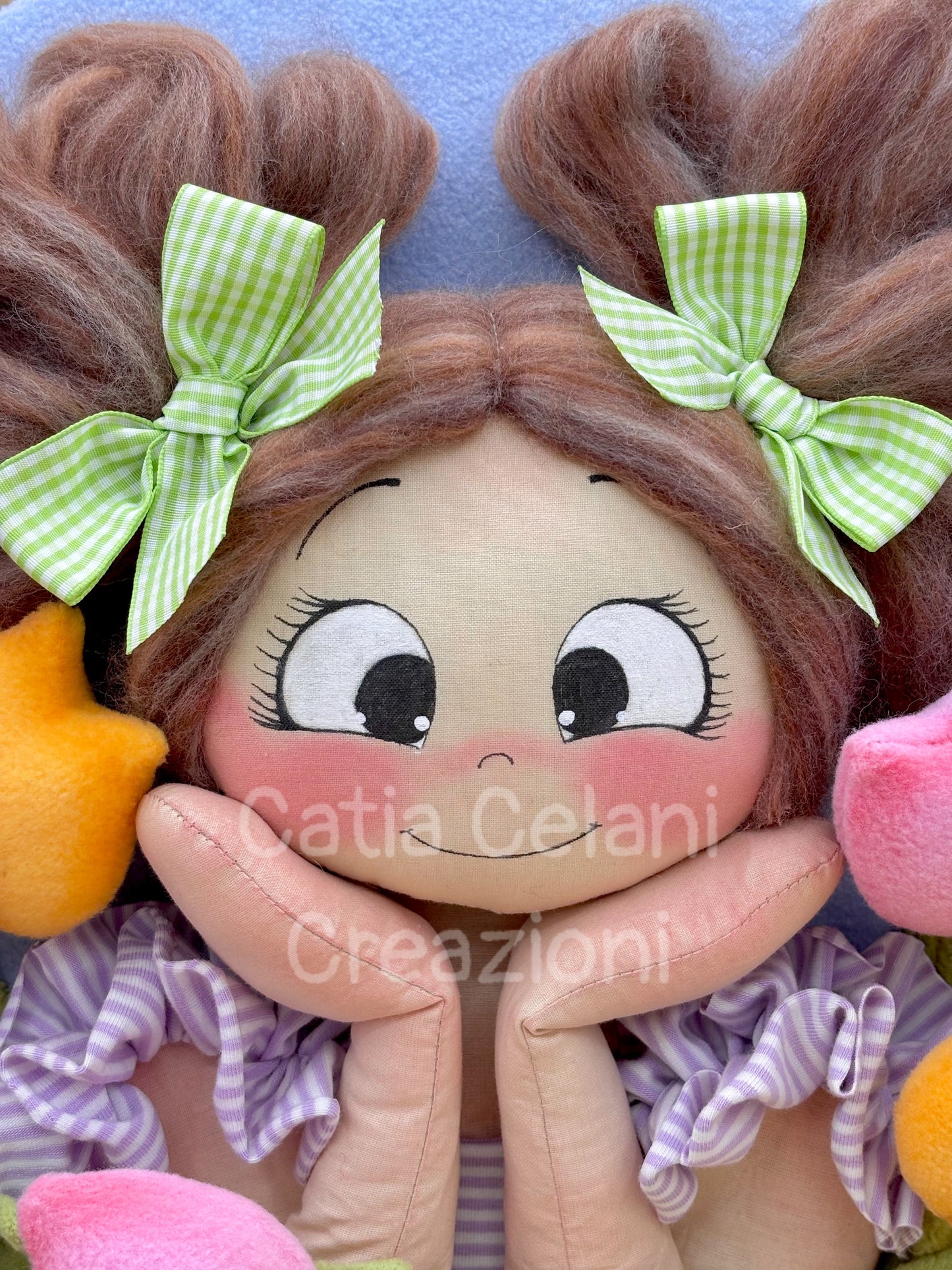 Bimba tra i tulipani- cartamodello facile da realizzare - pdf - download instantaneo