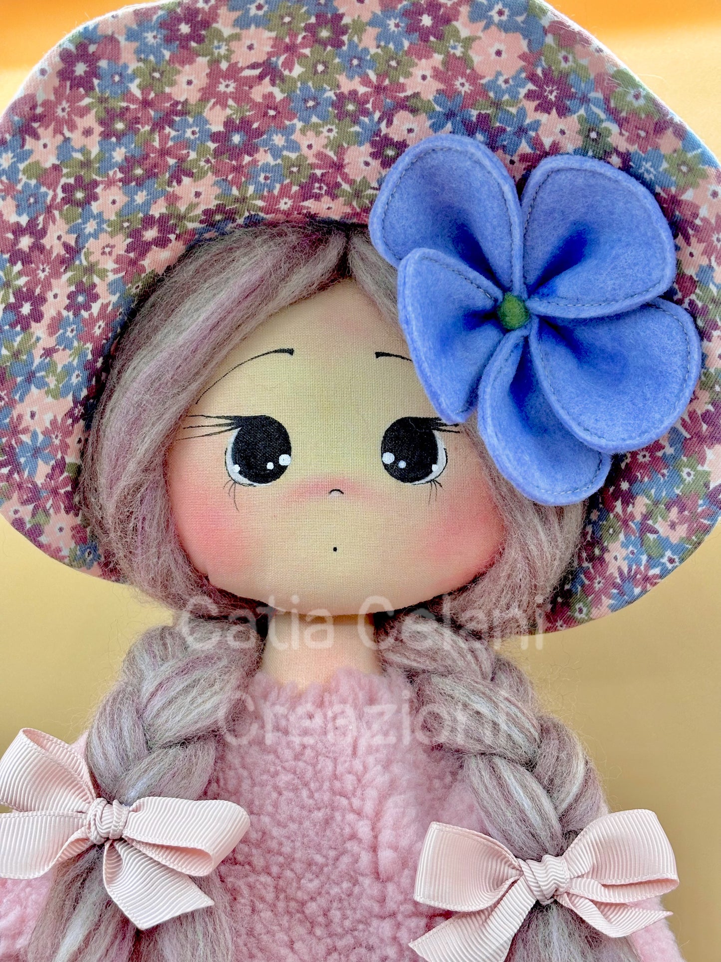 Pastorella su staccionata - cartamodello facile da realizzare - pdf - download instantaneo