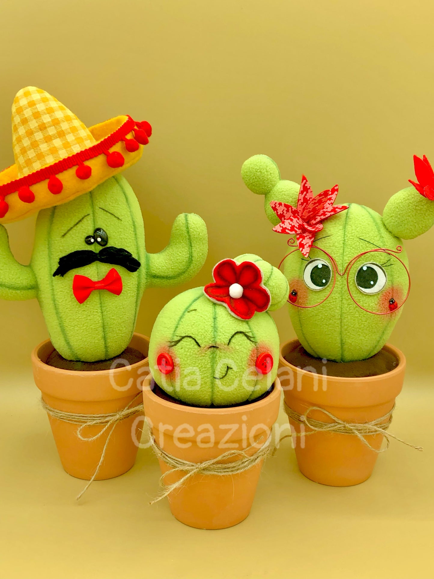 Spiny Family - Cactus Dolls Pattern