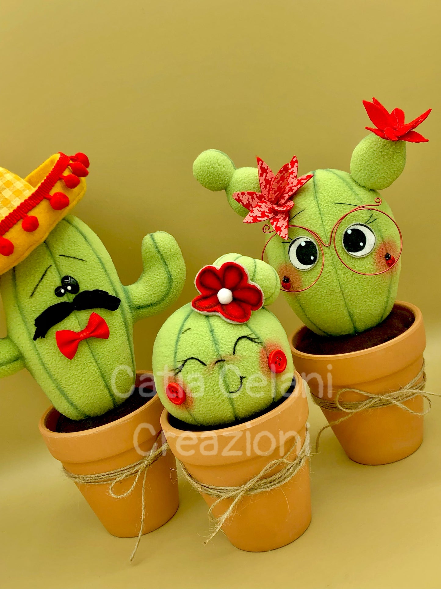 Spiny Family - Cactus Dolls Pattern