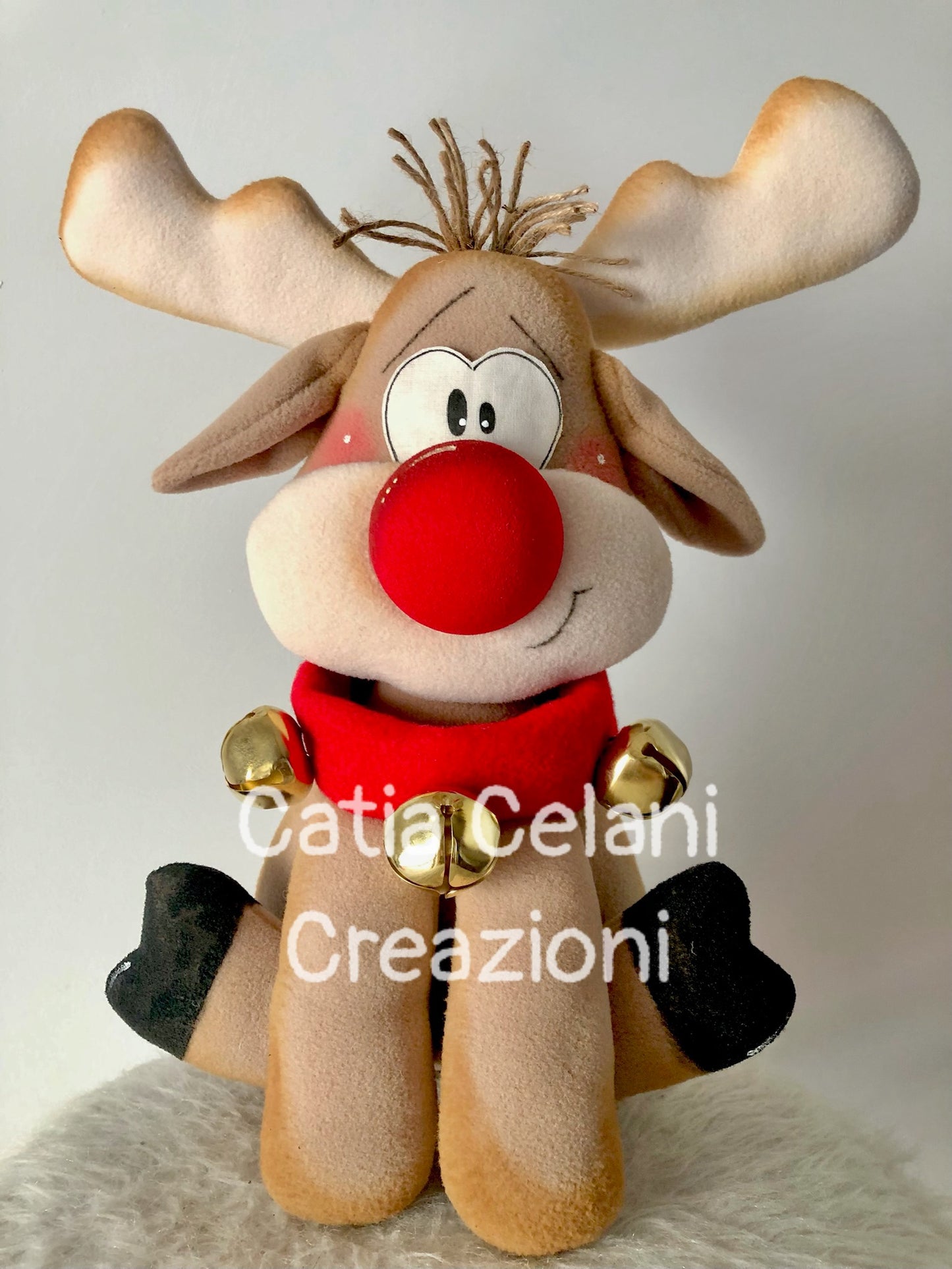 Cartamodello Rudolph On/Off - natale, facile, pdf, download istantaneo