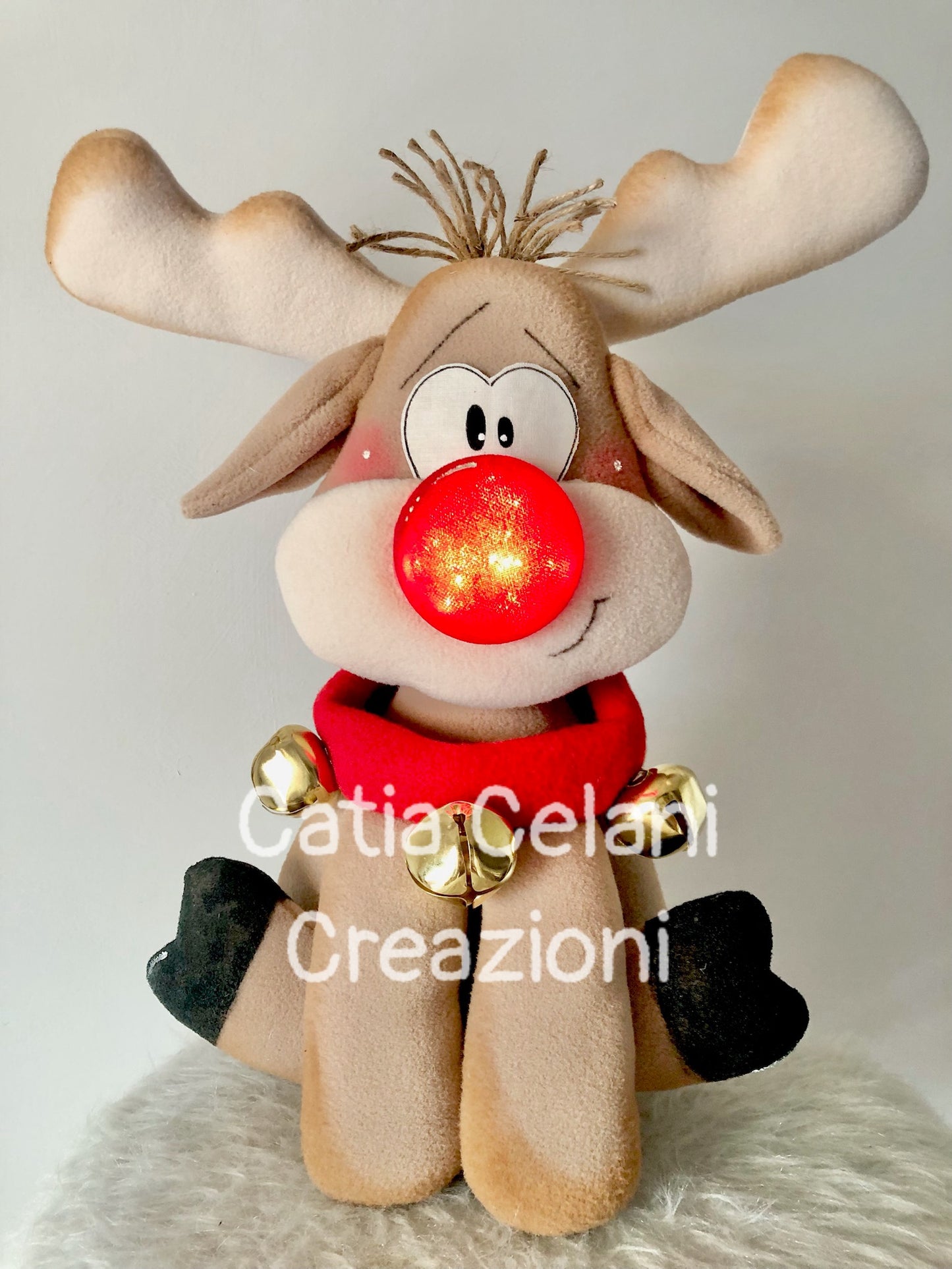 Rudolph On/Off Sewing Pattern - Christmas, easy, pdf, instant download