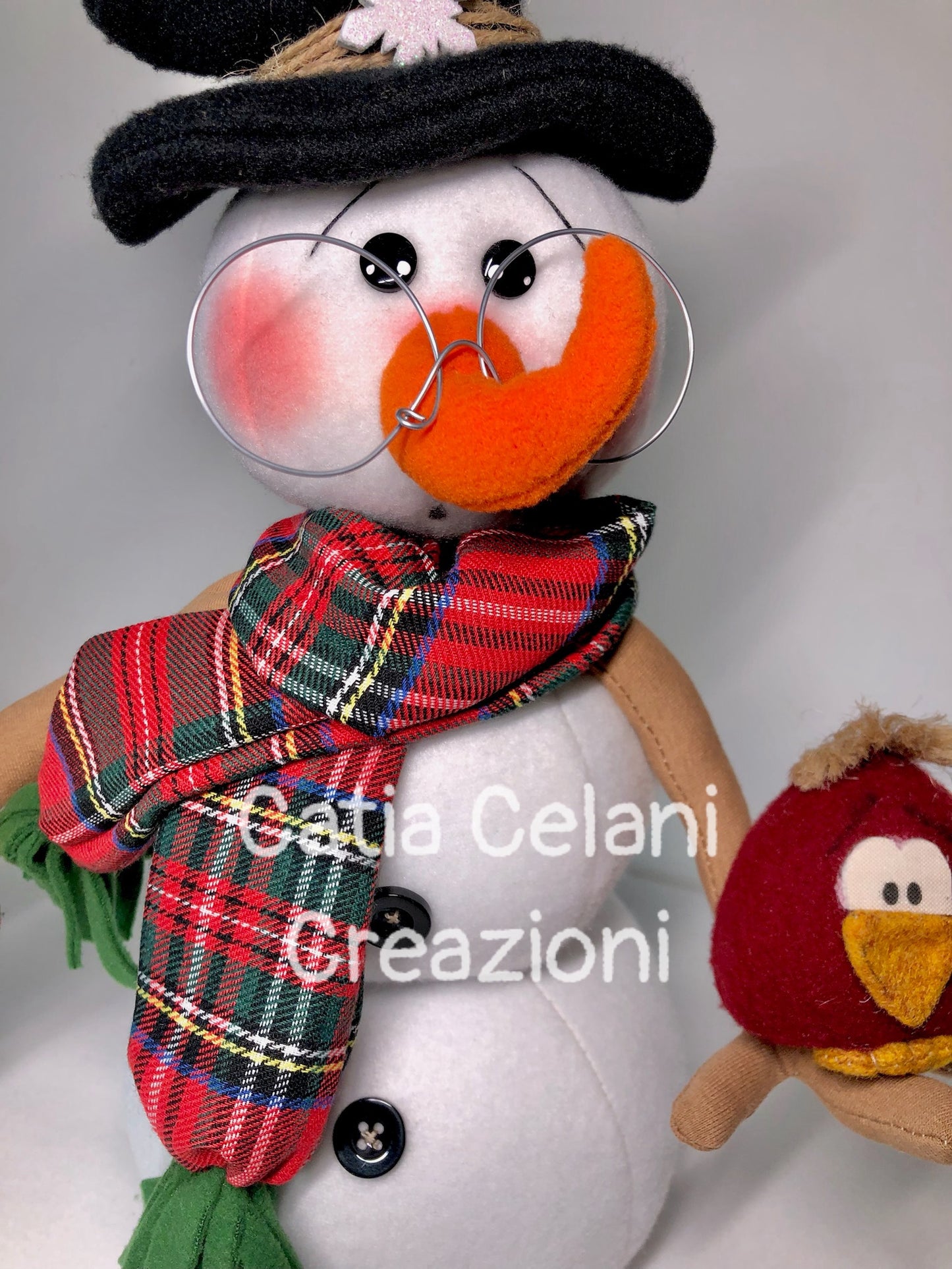 Cartamodello Puzzle di Neve - Natale, bambola, pdf, facile da realizzare, download instantaneo