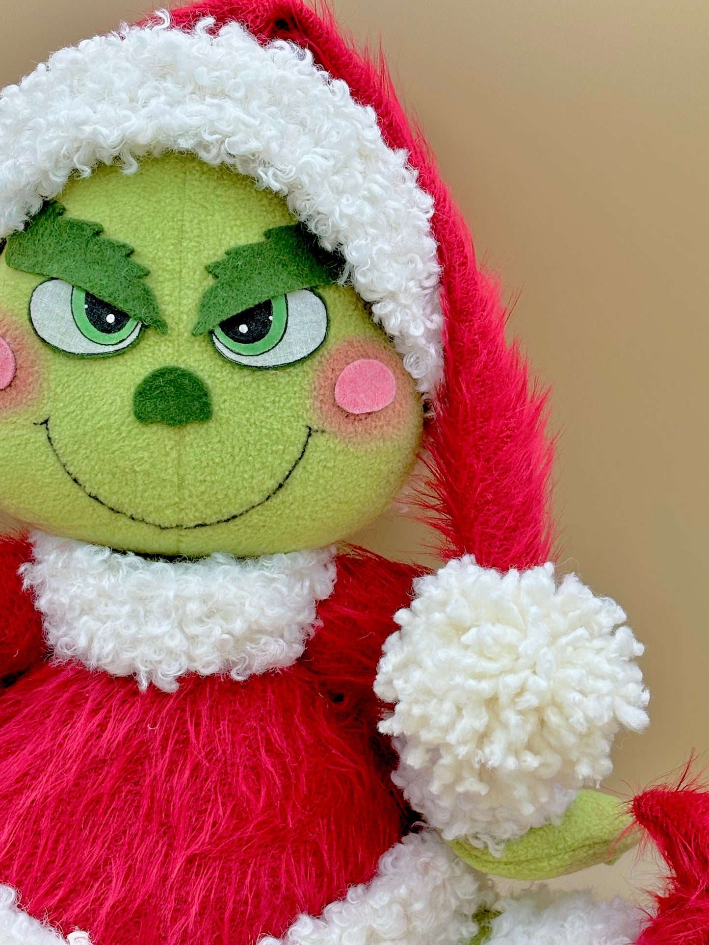 Cartamodello "Mi sento un po' Grinch" -Grinch, facile, pdf, download instantaneo