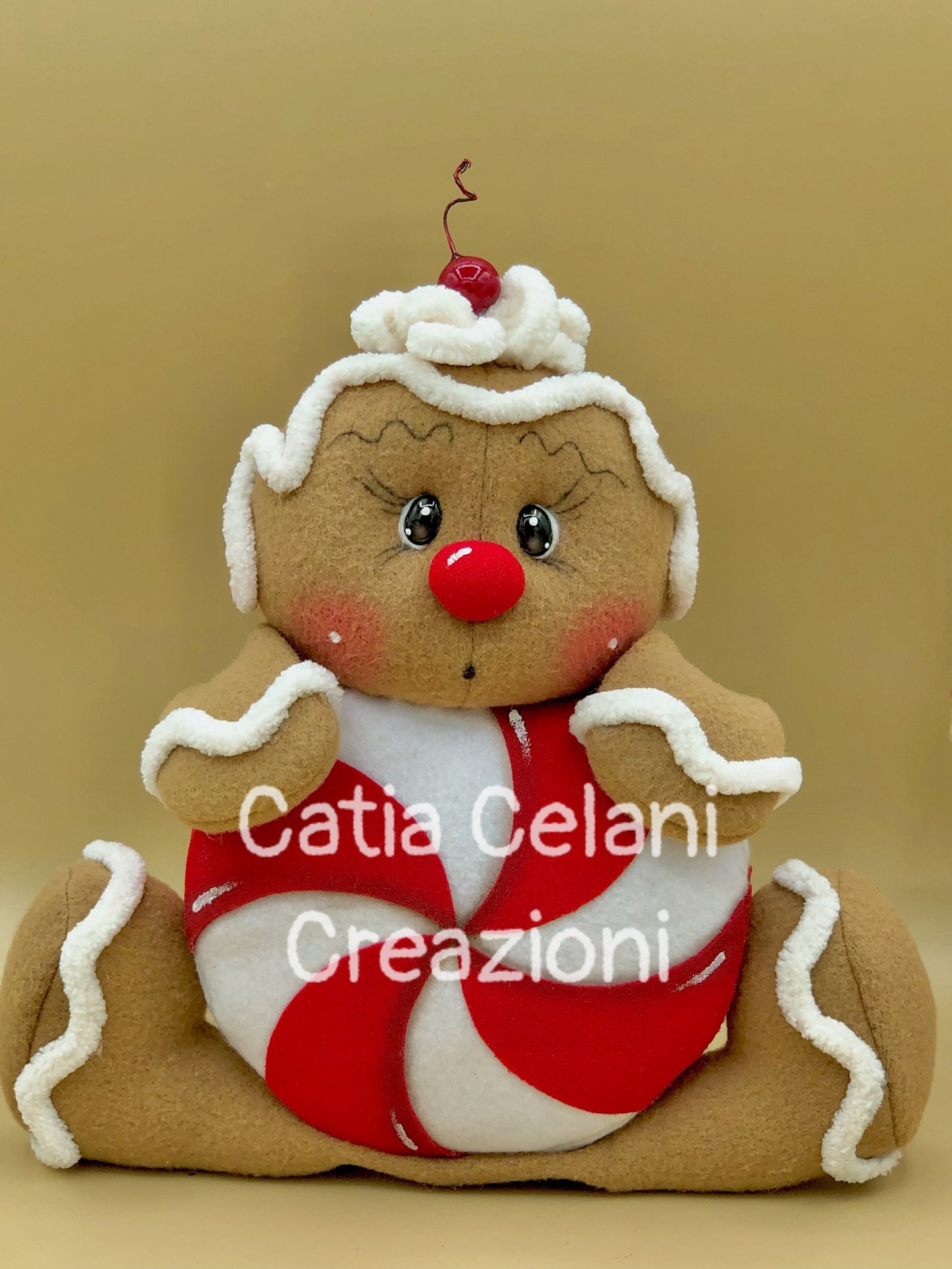 Cartamodello "Ginger-Pop", pan di zenzero, gingerbread, natale, semplice da realizzare, digitale