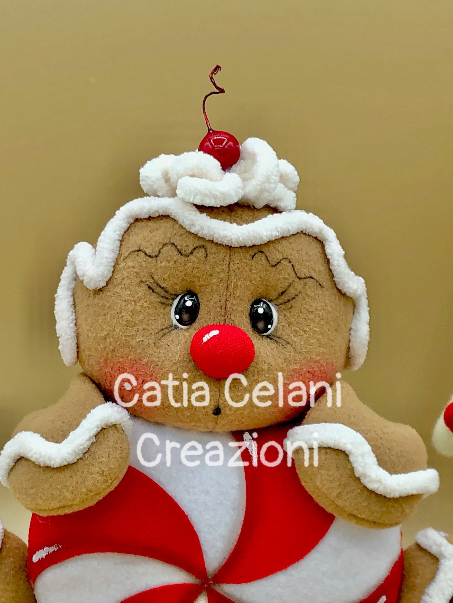 Cartamodello "Ginger-Pop", pan di zenzero, gingerbread, natale, semplice da realizzare, digitale