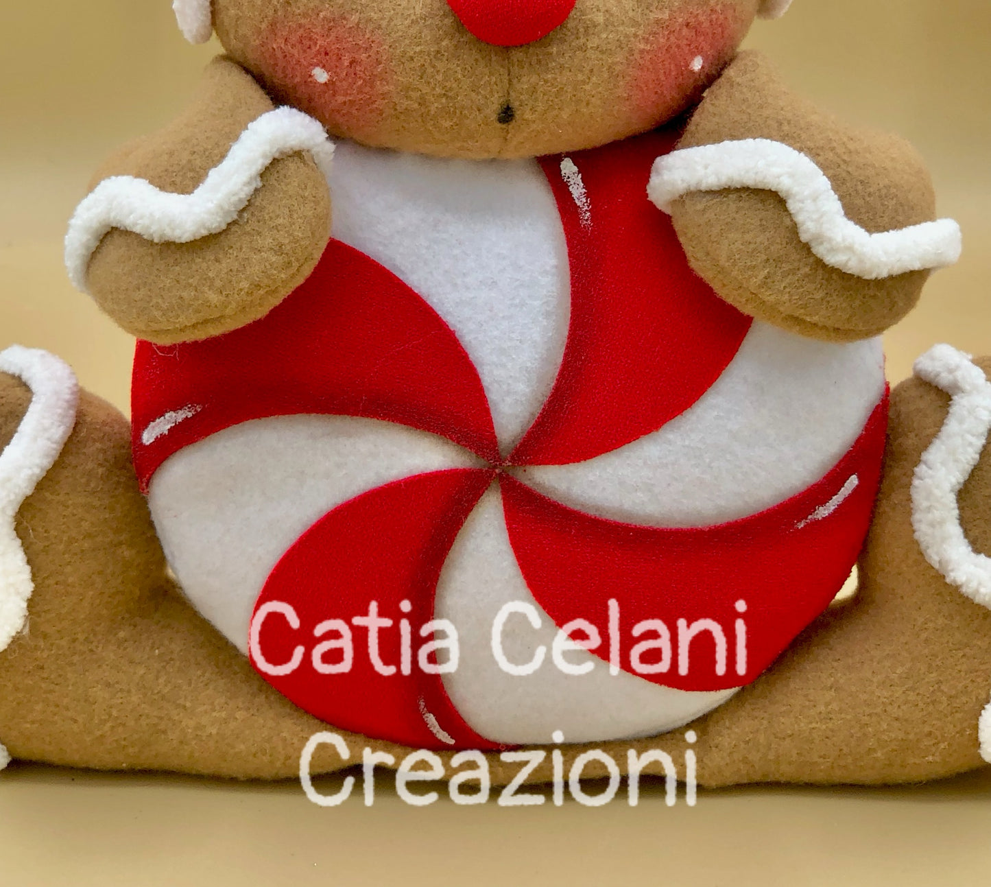 Cartamodello "Ginger-Pop", pan di zenzero, gingerbread, natale, semplice da realizzare, digitale