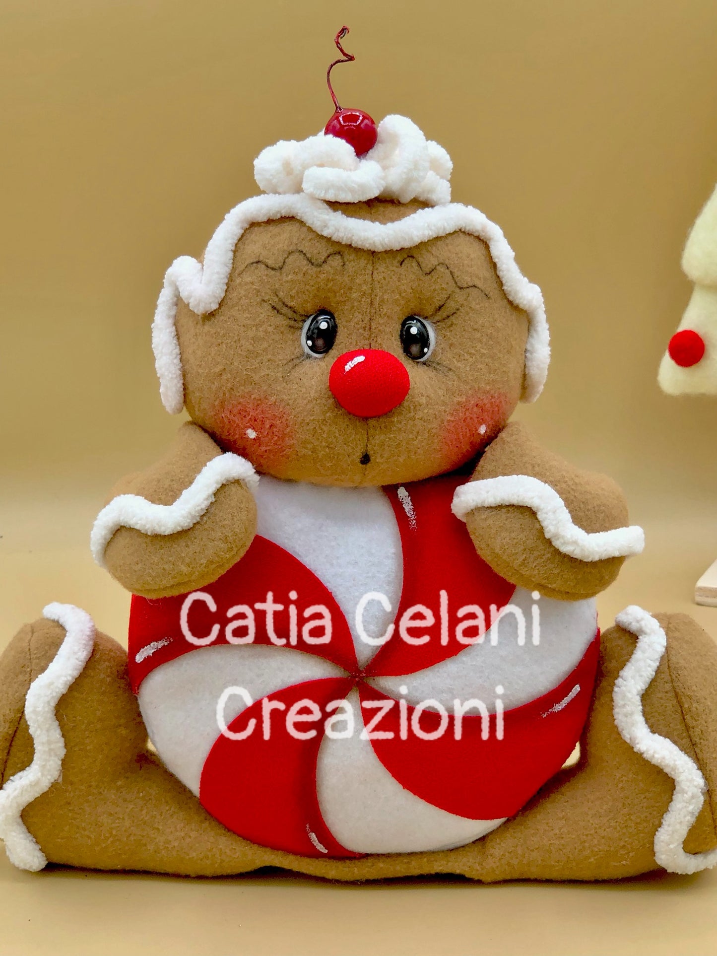 Cartamodello "Ginger-Pop", pan di zenzero, gingerbread, natale, semplice da realizzare, digitale