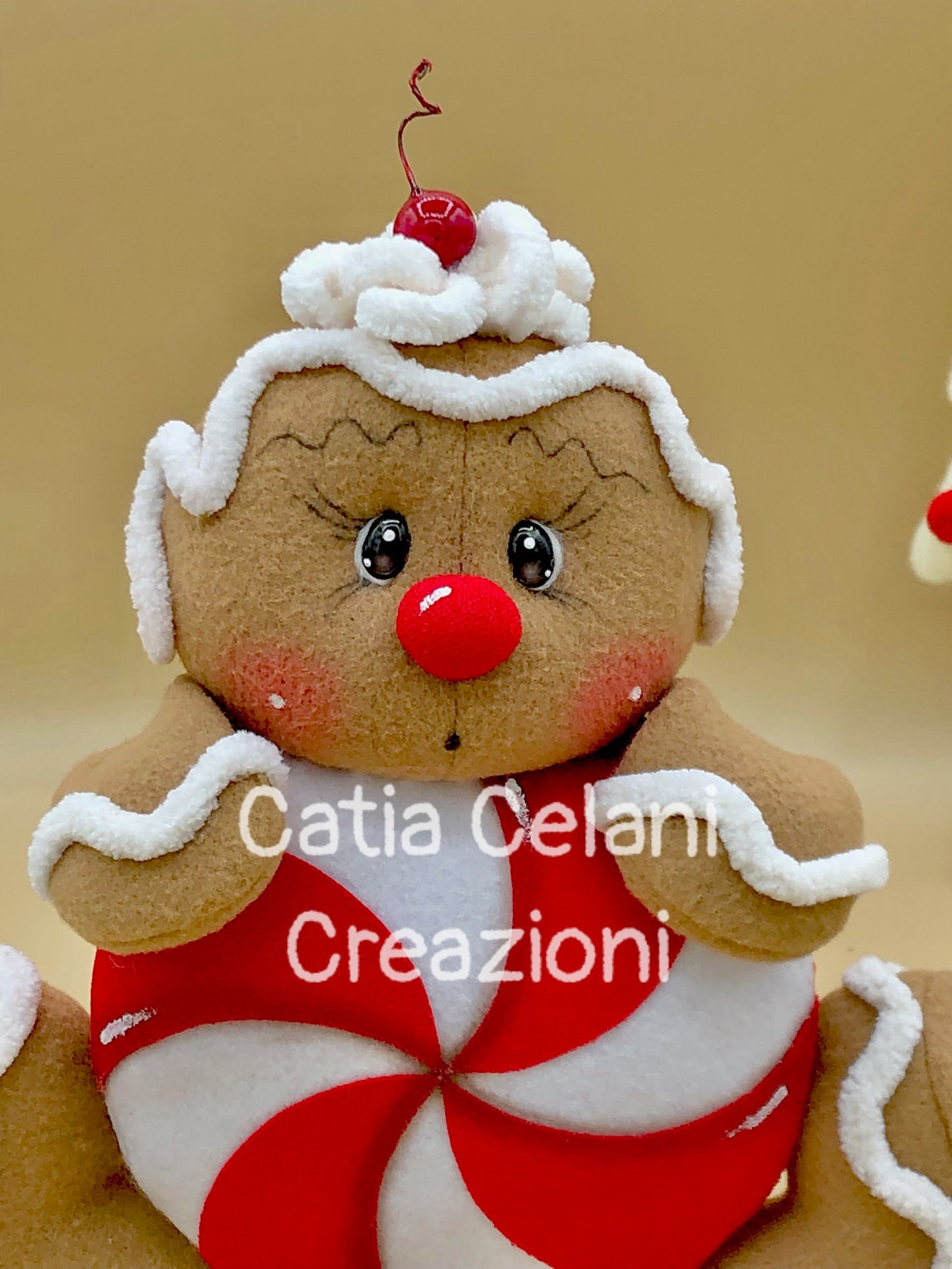 Cartamodello "Ginger-Pop", pan di zenzero, gingerbread, natale, semplice da realizzare, digitale