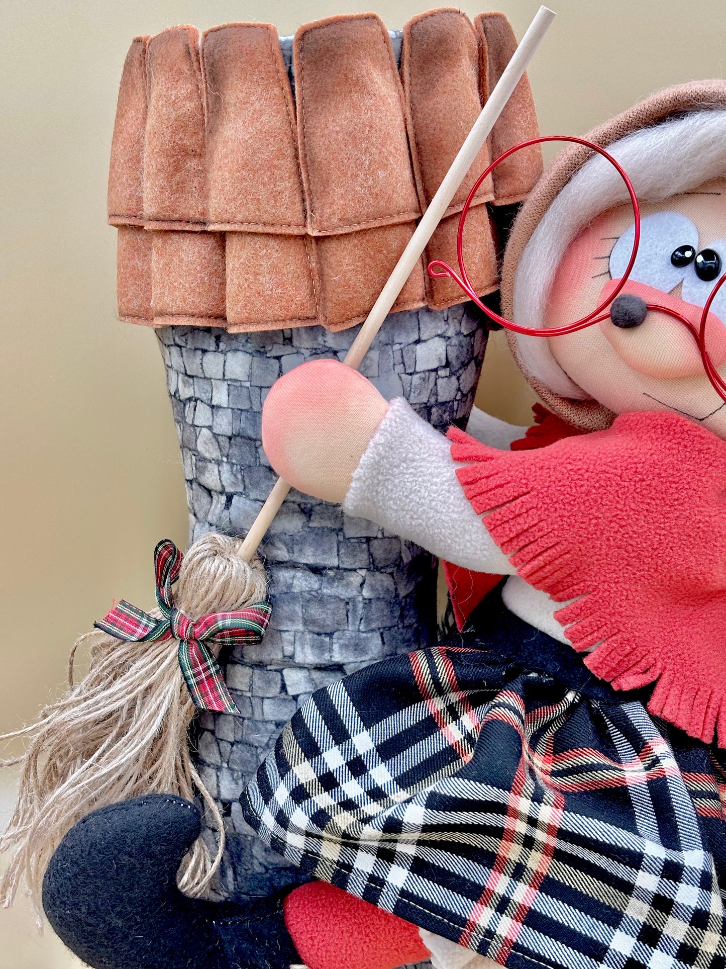 Calza della befana - cartamodello facile da realizzare - pdf - download instantaneo