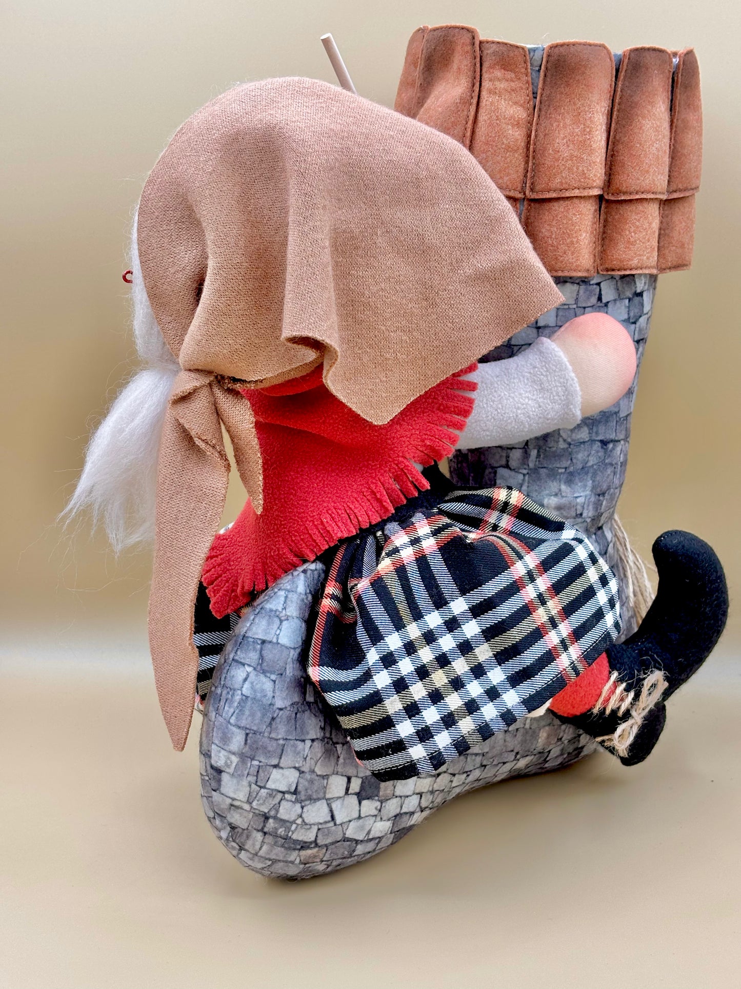 Calza della befana - cartamodello facile da realizzare - pdf - download instantaneo
