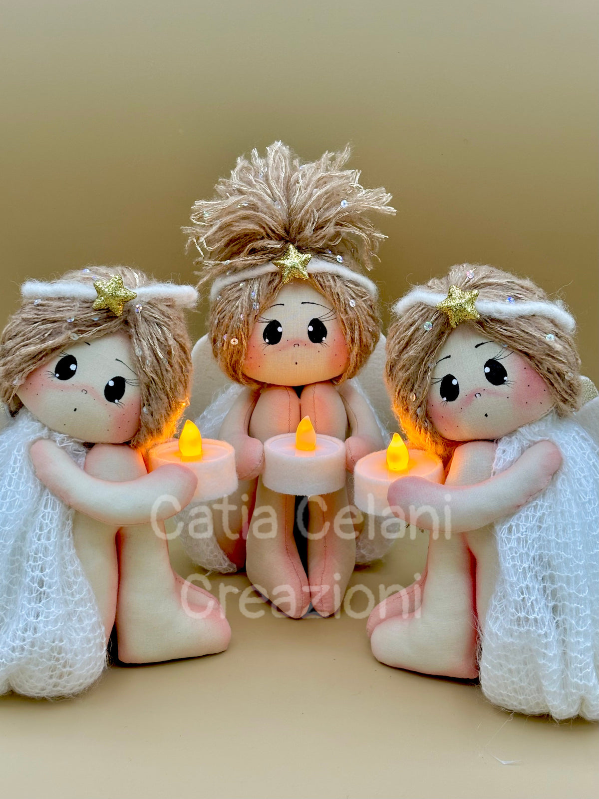 Cartamodello Angels, angelo, decorazione, natale di Catia Celani Creazioni (foto 2)