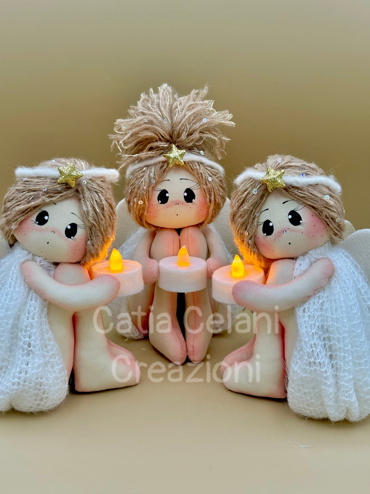 Cartamodello Angels, angelo, decorazione, natale di Catia Celani Creazioni (foto 4)