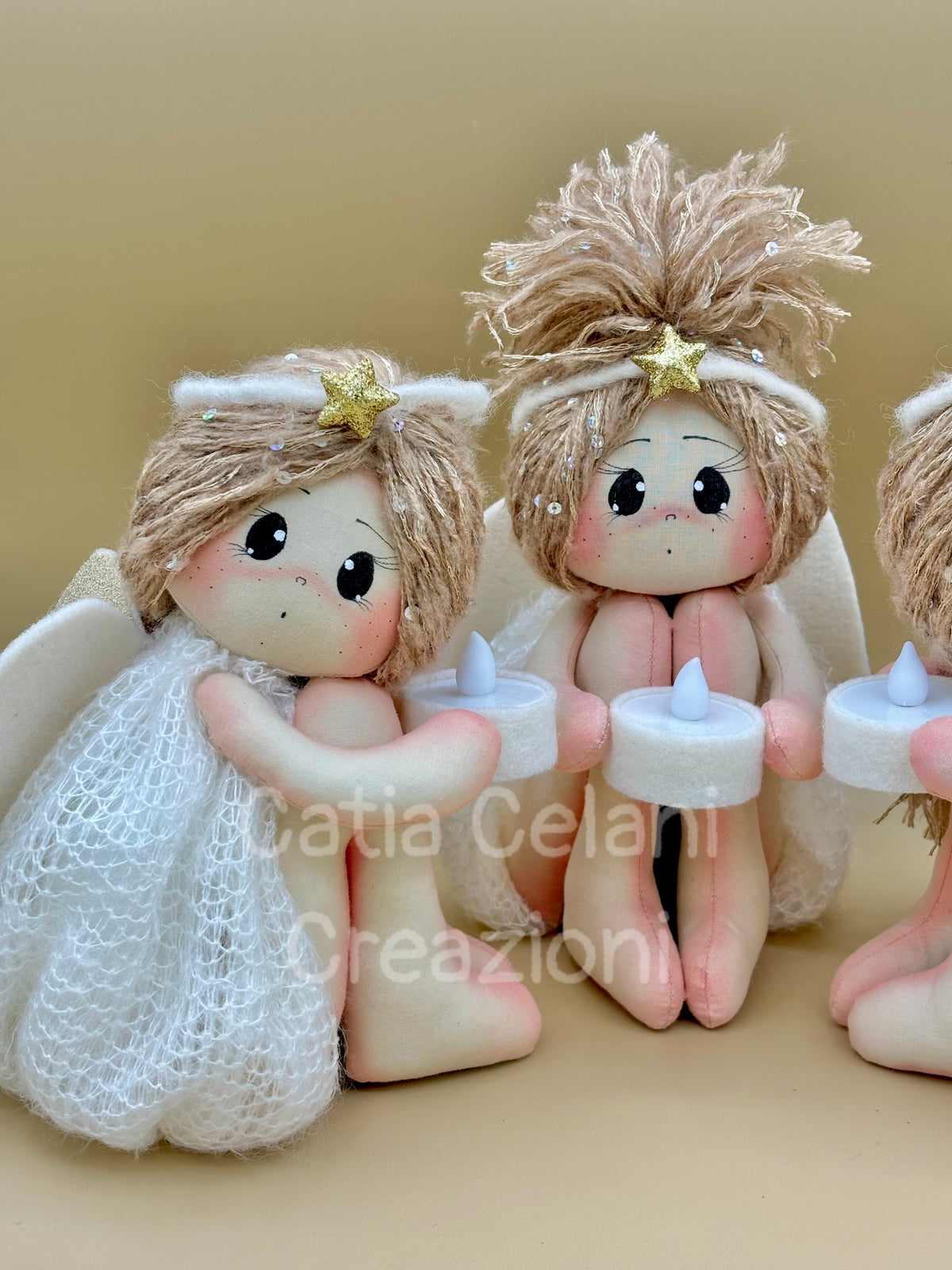 Cartamodello Angels, angelo, decorazione, natale di Catia Celani Creazioni (foto 7)