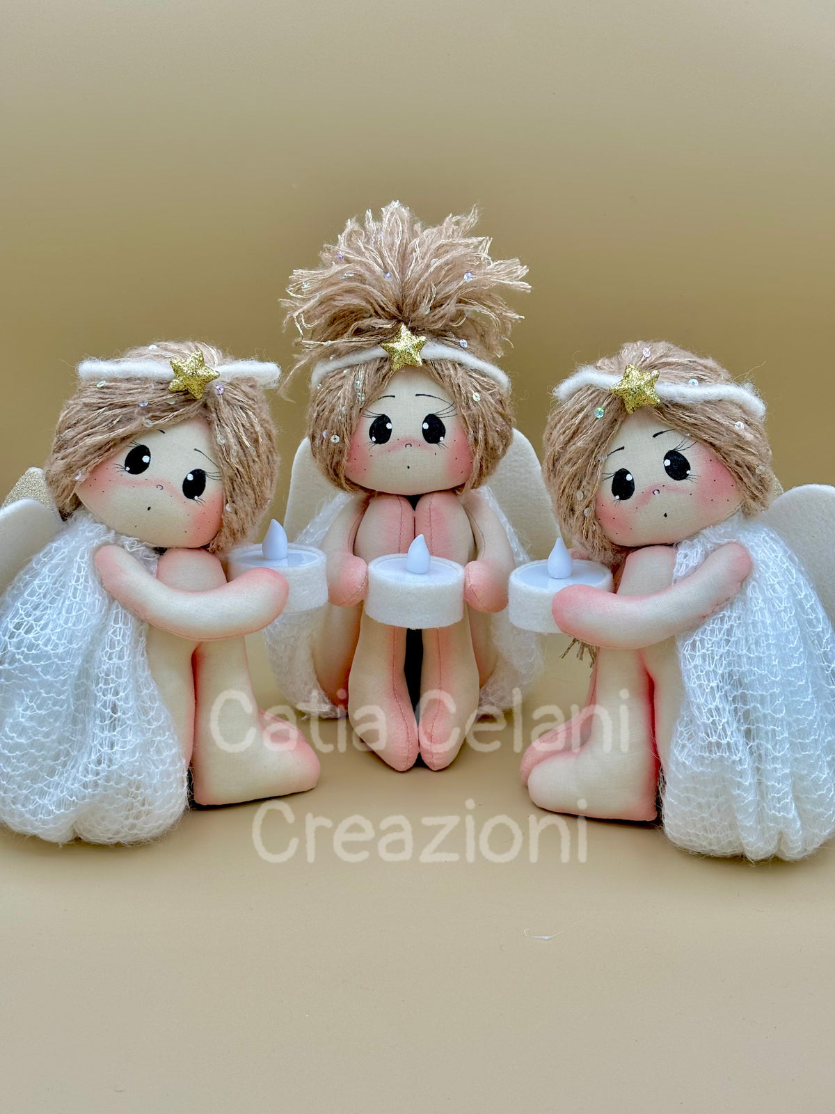 Cartamodello Angels, angelo, decorazione, natale di Catia Celani Creazioni (foto 8)