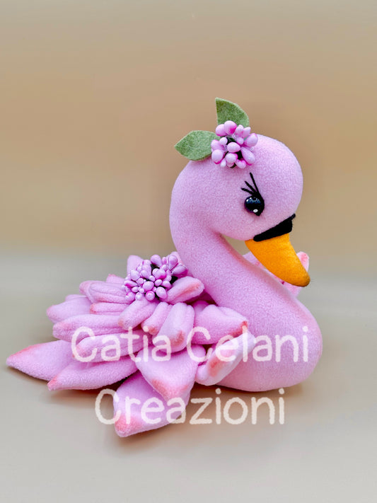 Cartamodello Cigno ninfea di Catia Celani Creazioni