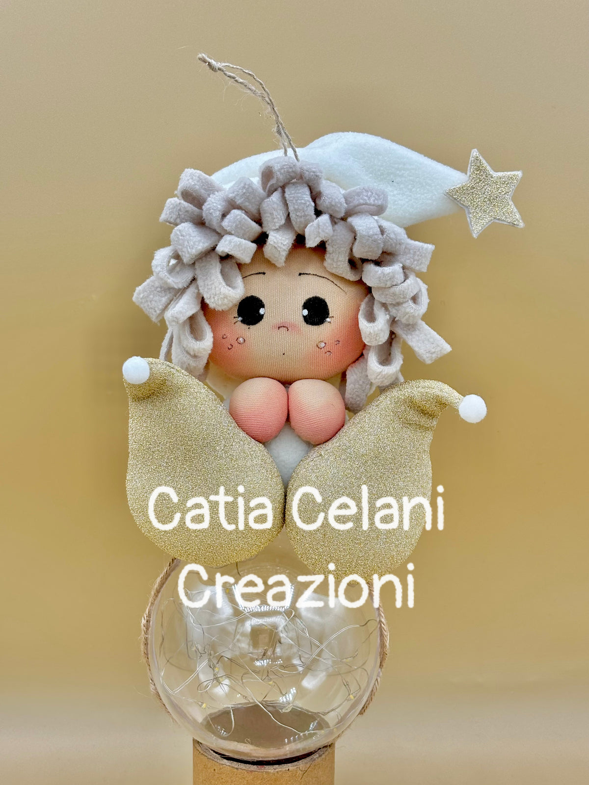Cartamodello Elfo pallina di Catia Celani Creazioni