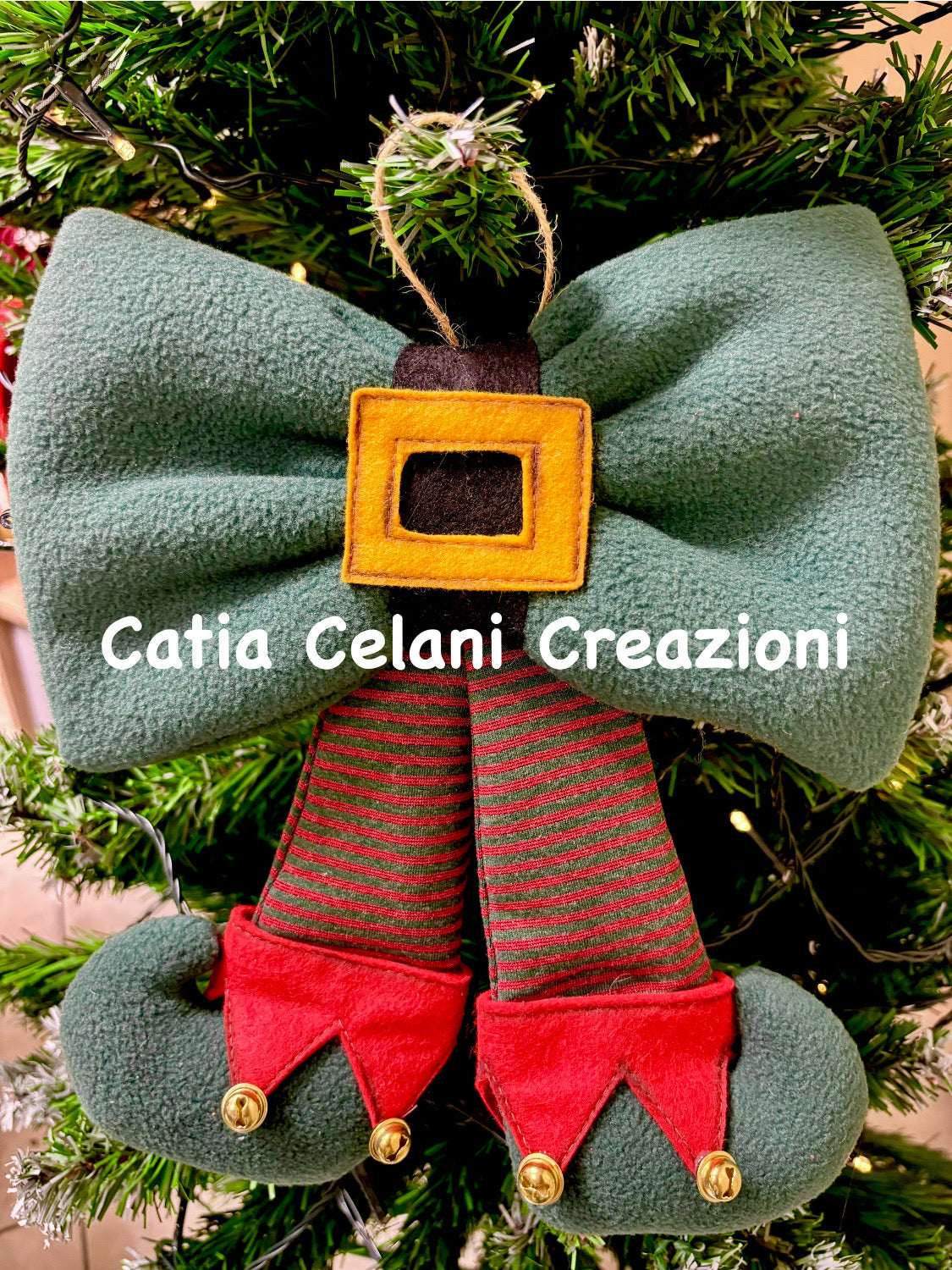 Cartamodello Fiocchi natalosi gratis - Elfo